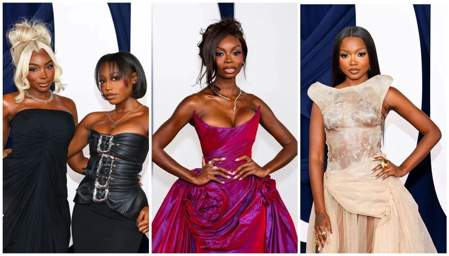 ‘Love Island’ Bombshells JaNa, Serena, Olandria &amp; Chelley Magically Melanate The 2025 Glamour Women Of The Year Awards