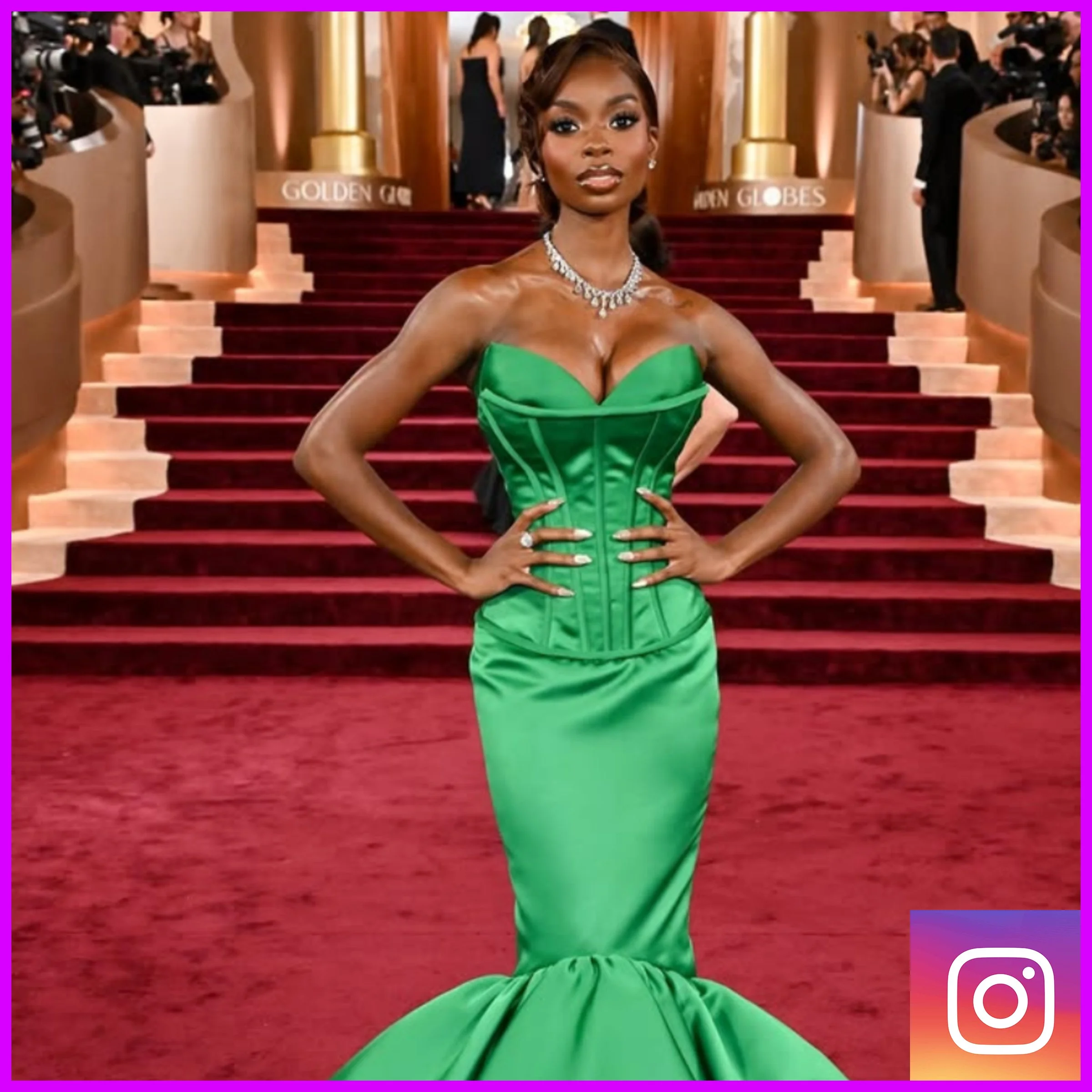 Instagram: Golden Globes, Golden Glow✨