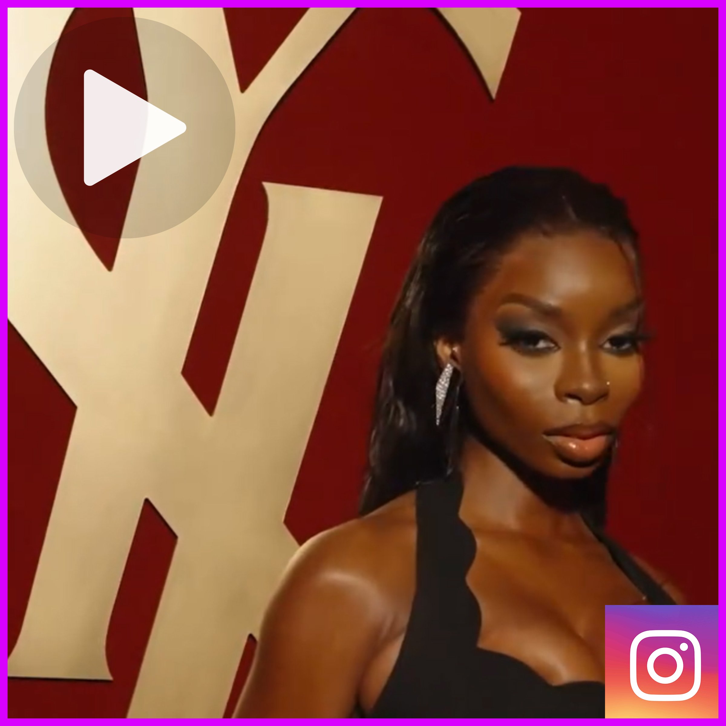 Instagram:New York nights with @yslbeauty…