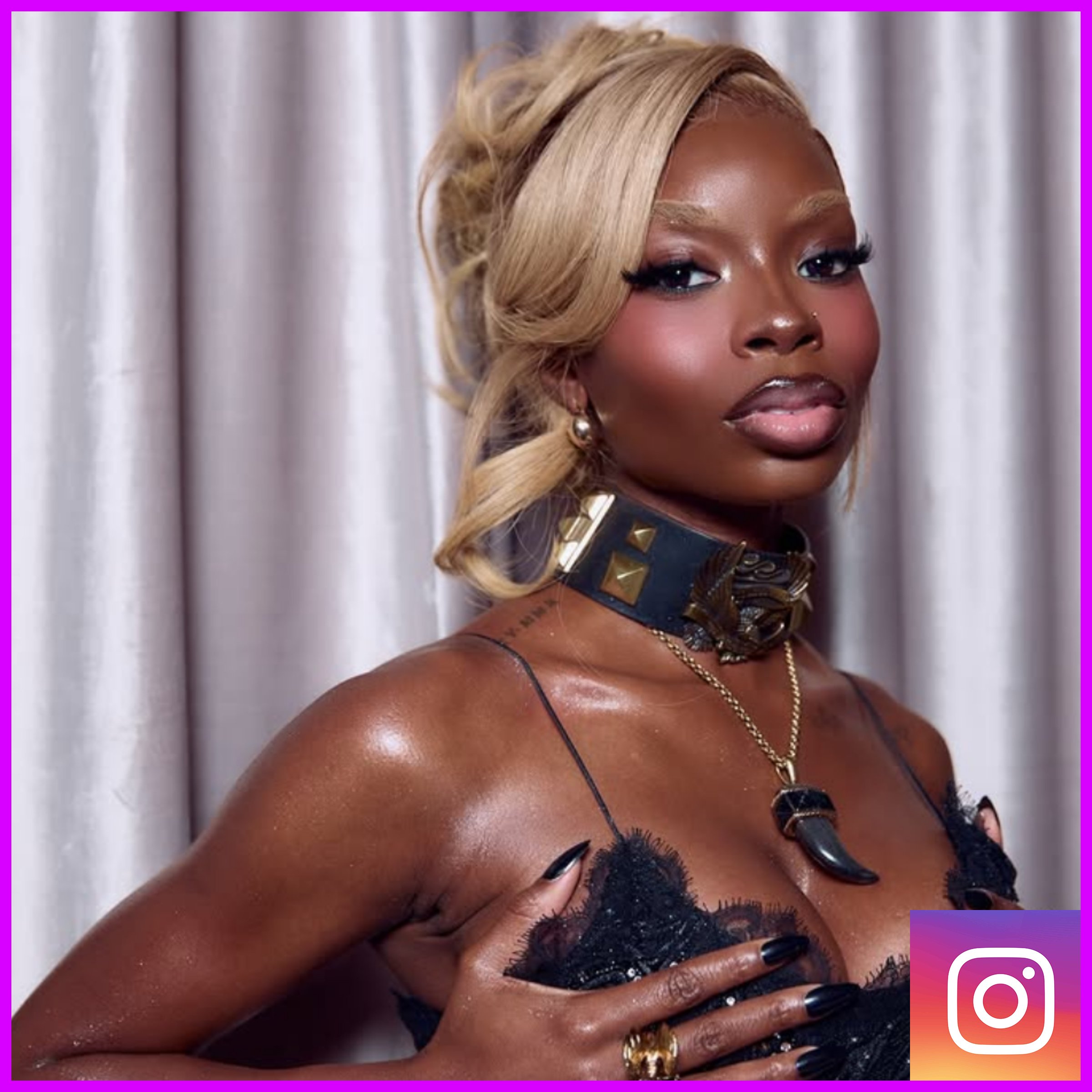 Instagram: Milan called… I answered in Cavalli 🖤🐆