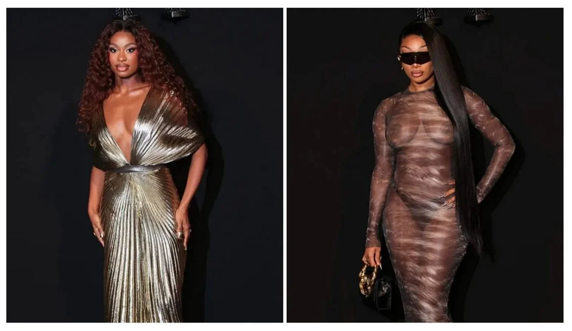 Megan Thee Stallion, Olandria Carthen And Coco Jones Turn Heads At Roberto Cavalli