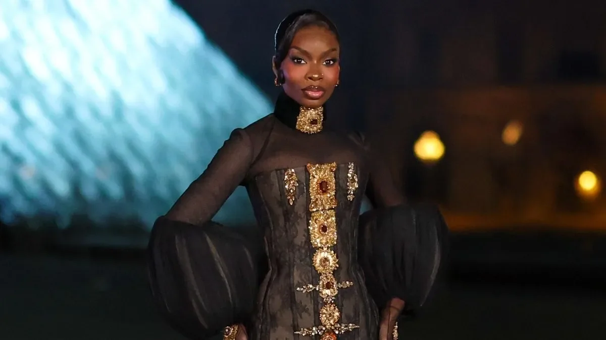 Olandria Carthen’s Sheer Khaled &amp; Marwan Gown Is Indeed a Minidress