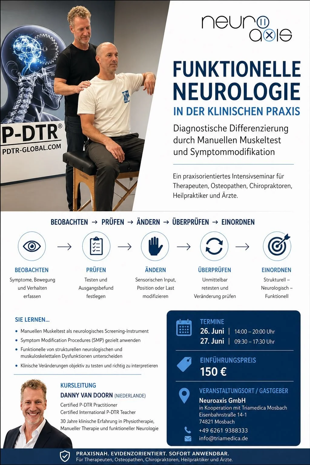 Neues Seminar: Funktionelle Neurologie in der klinischen Praxis