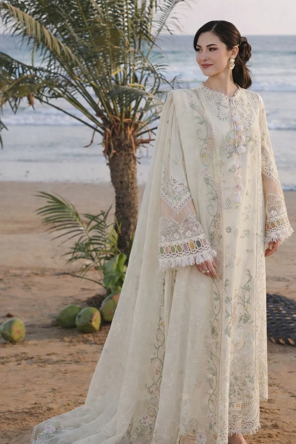 Lawn - Qalamkar - Sahil - Luxury 26 - SA#10 - Ilara