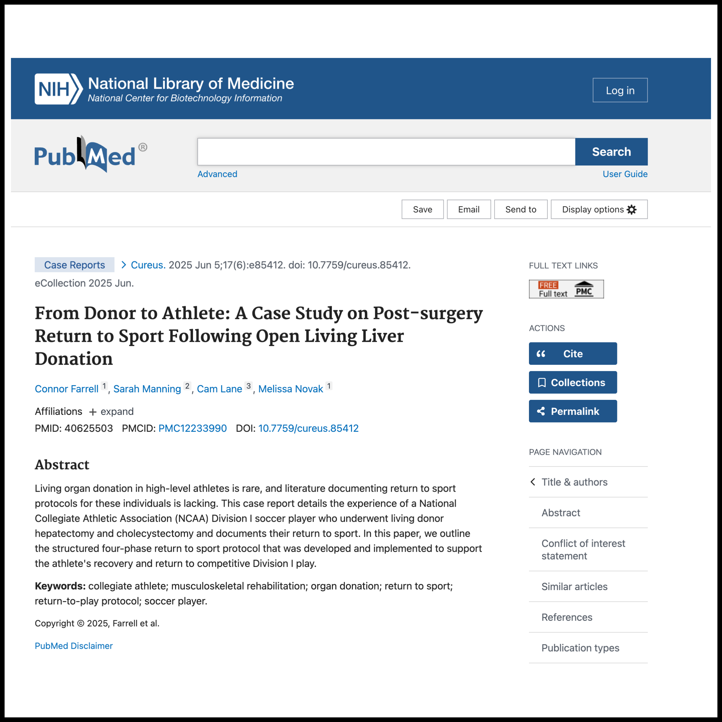 PubMed Case Study