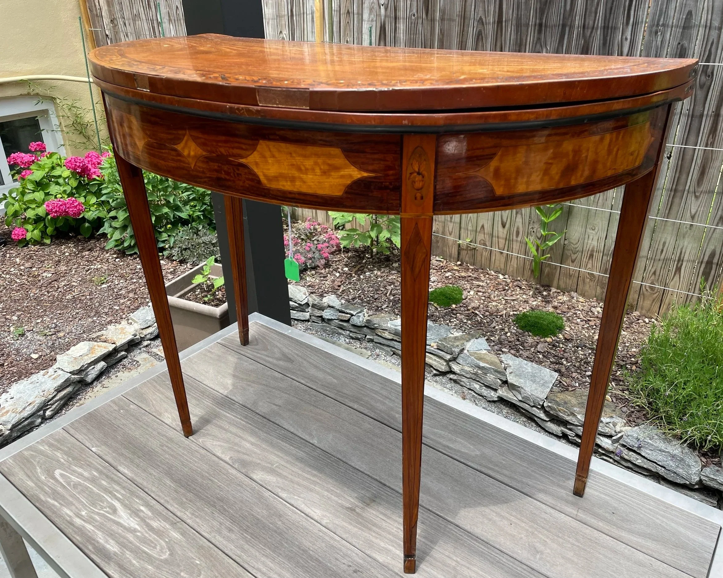 As purchased from auction. Total Monet...looks good far away...but a mess up close. 