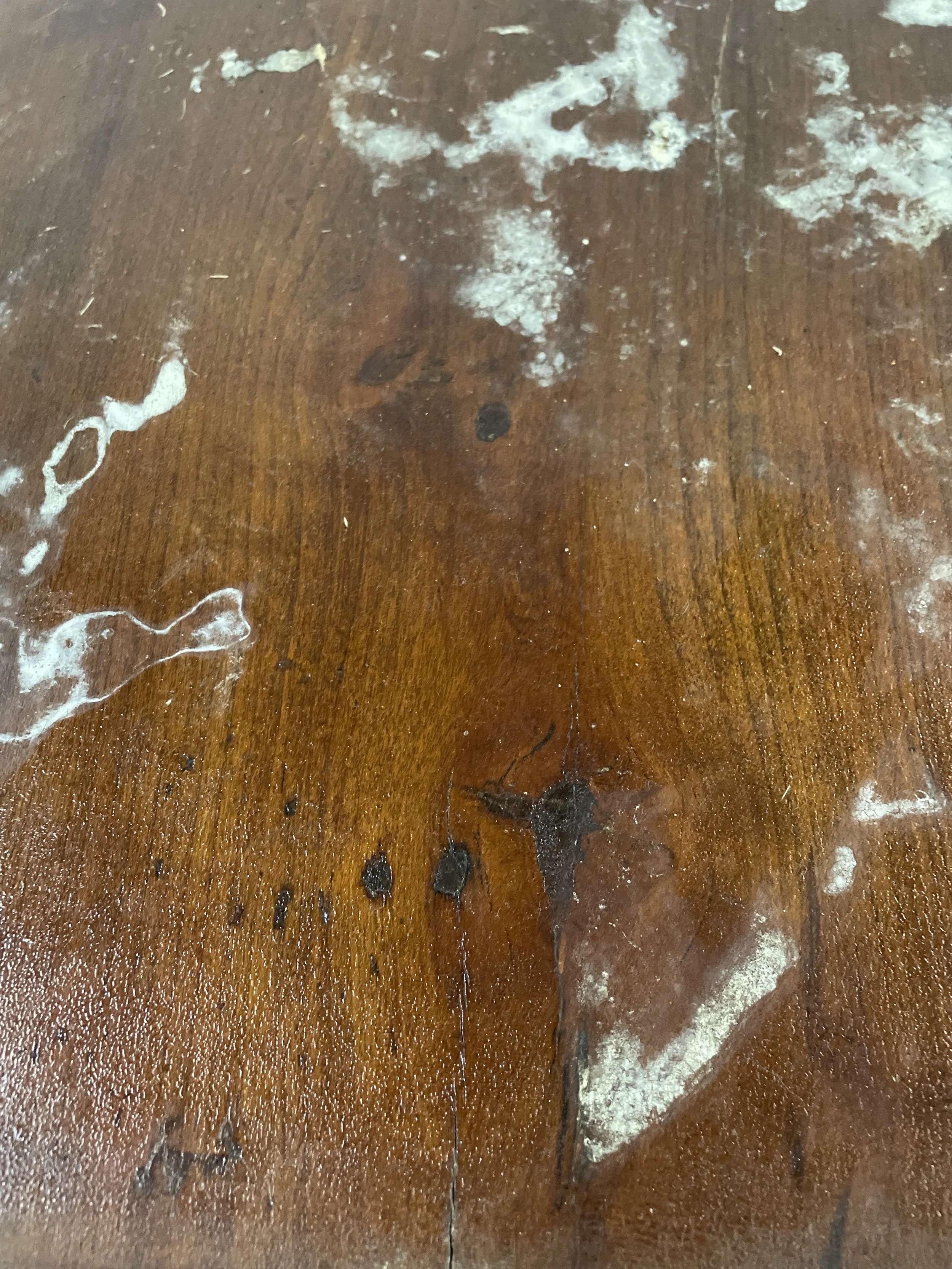 What was this old finish? Failing. 