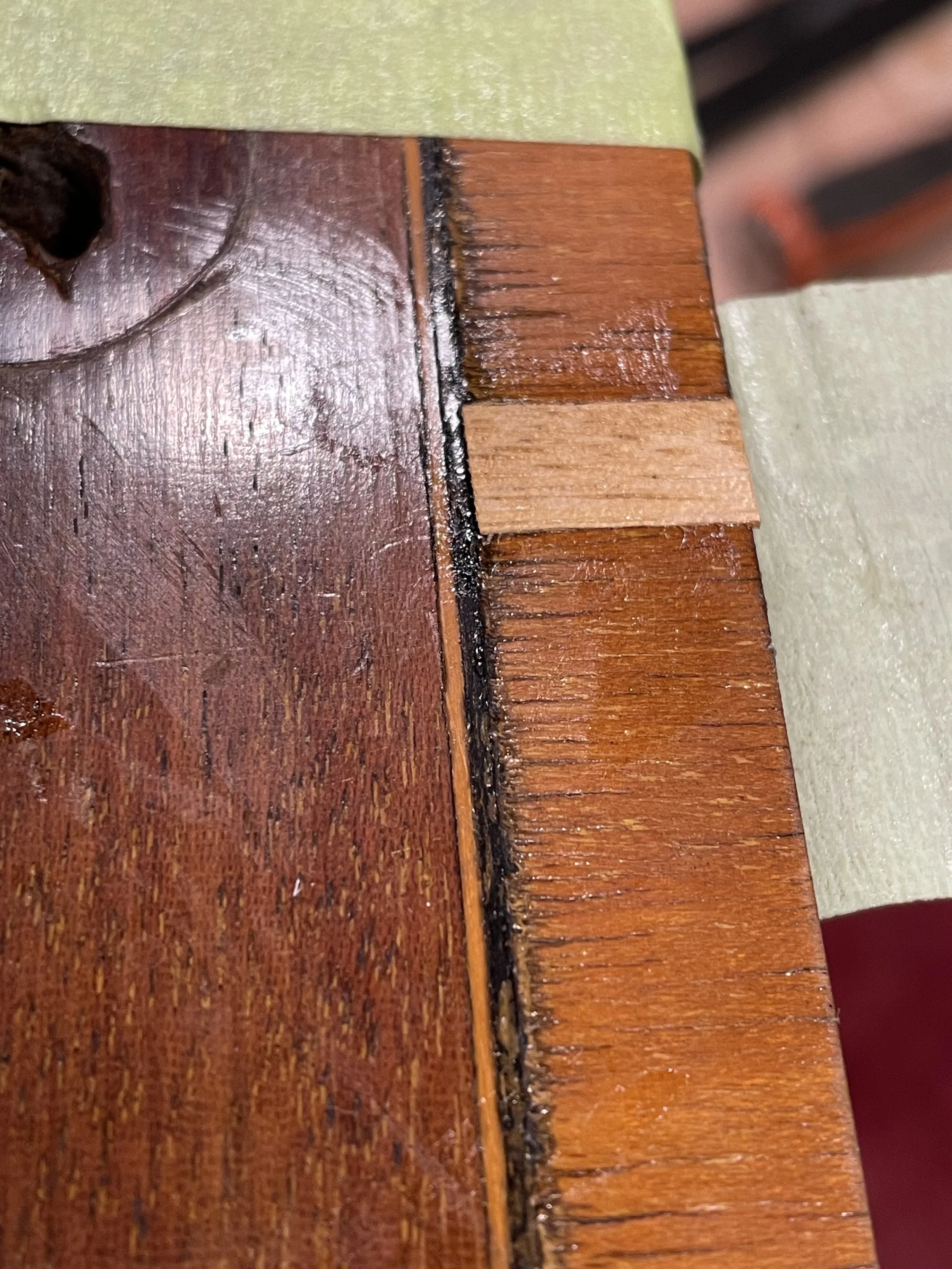 All the veneer work. Just 1/100th of the work done. 