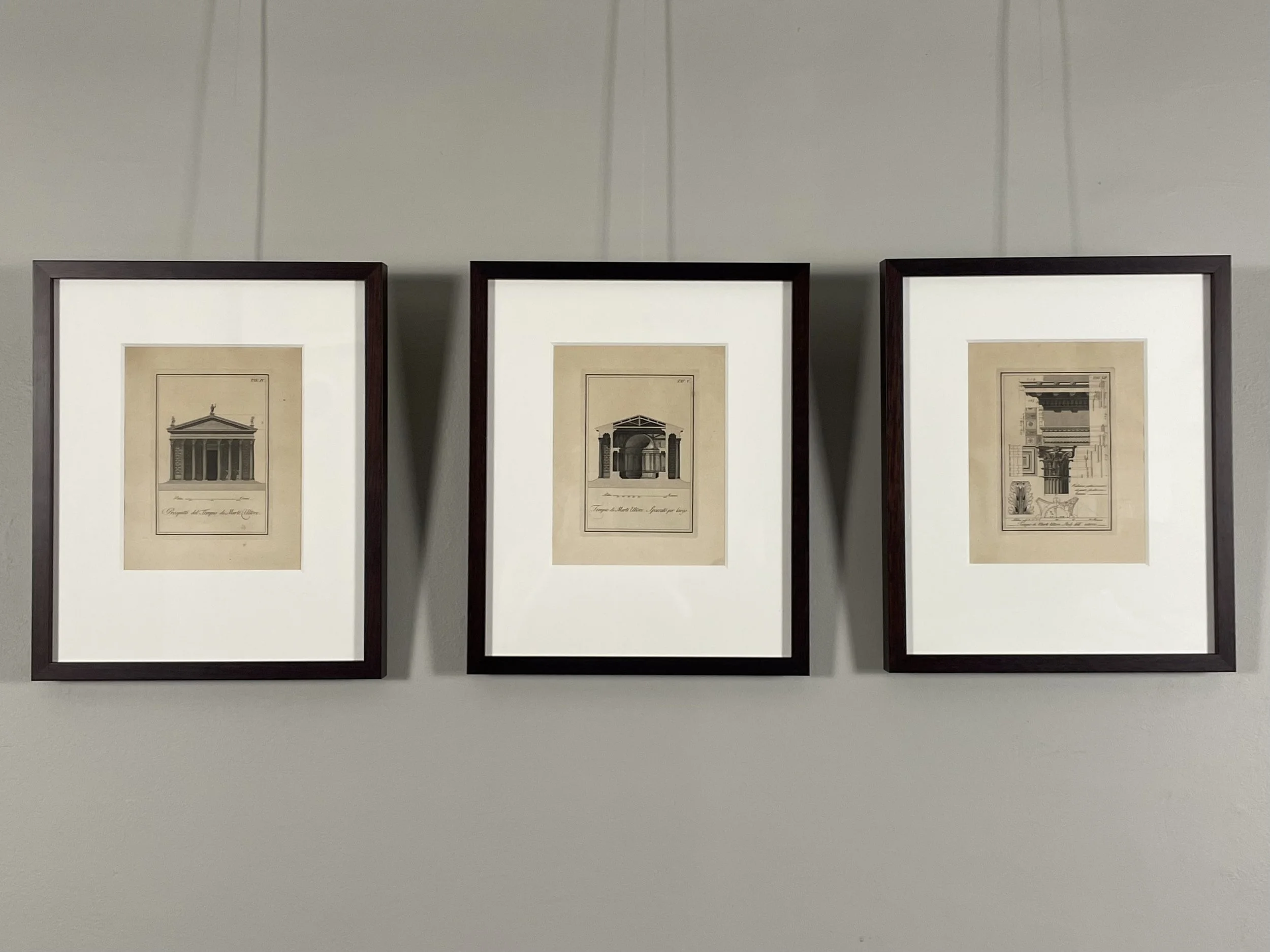 Temple of Mars the Avenger  Architectural Engravings, (Cipriani, 1796)