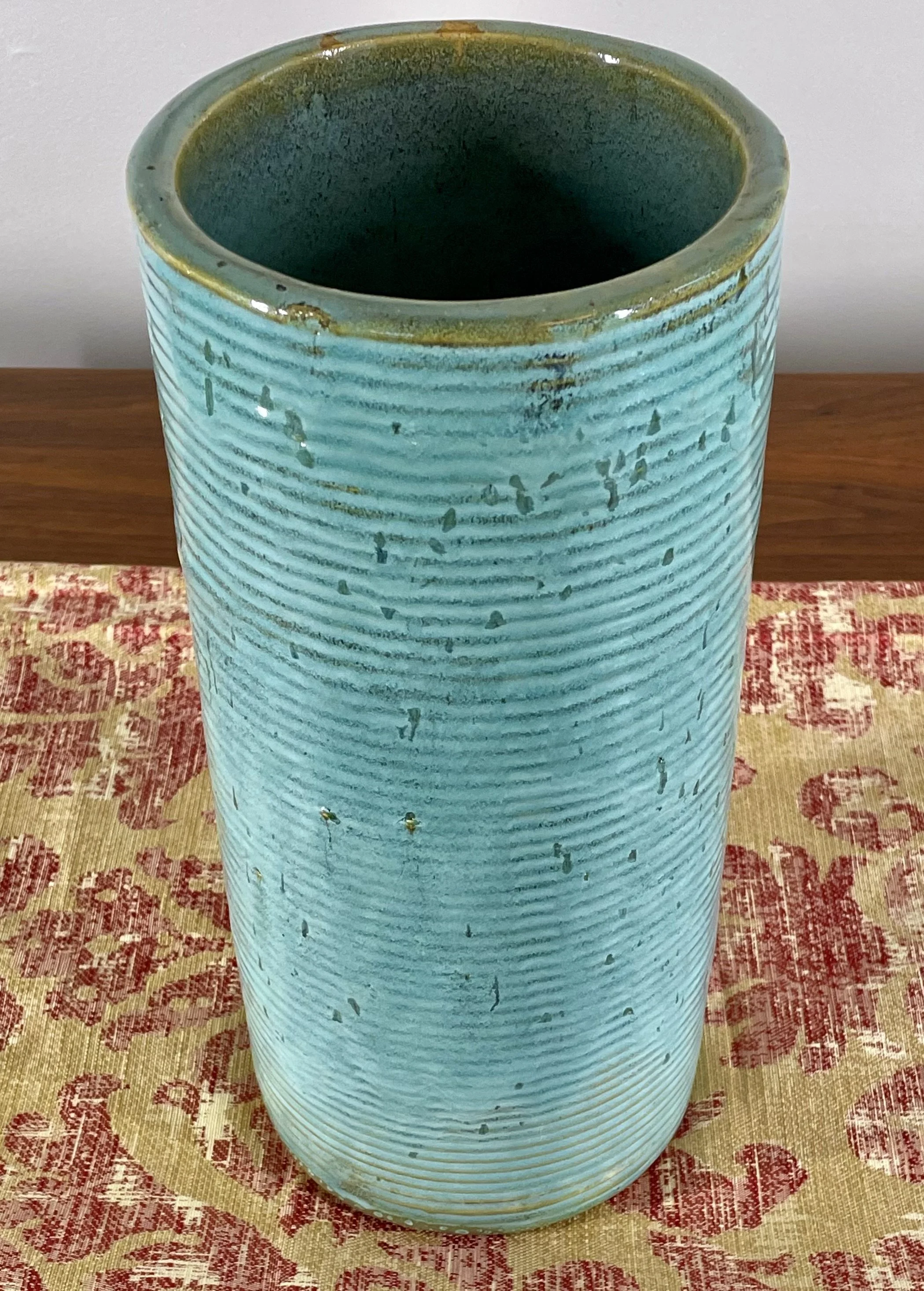 Zanesville (OH) Seafoam MCM Vase