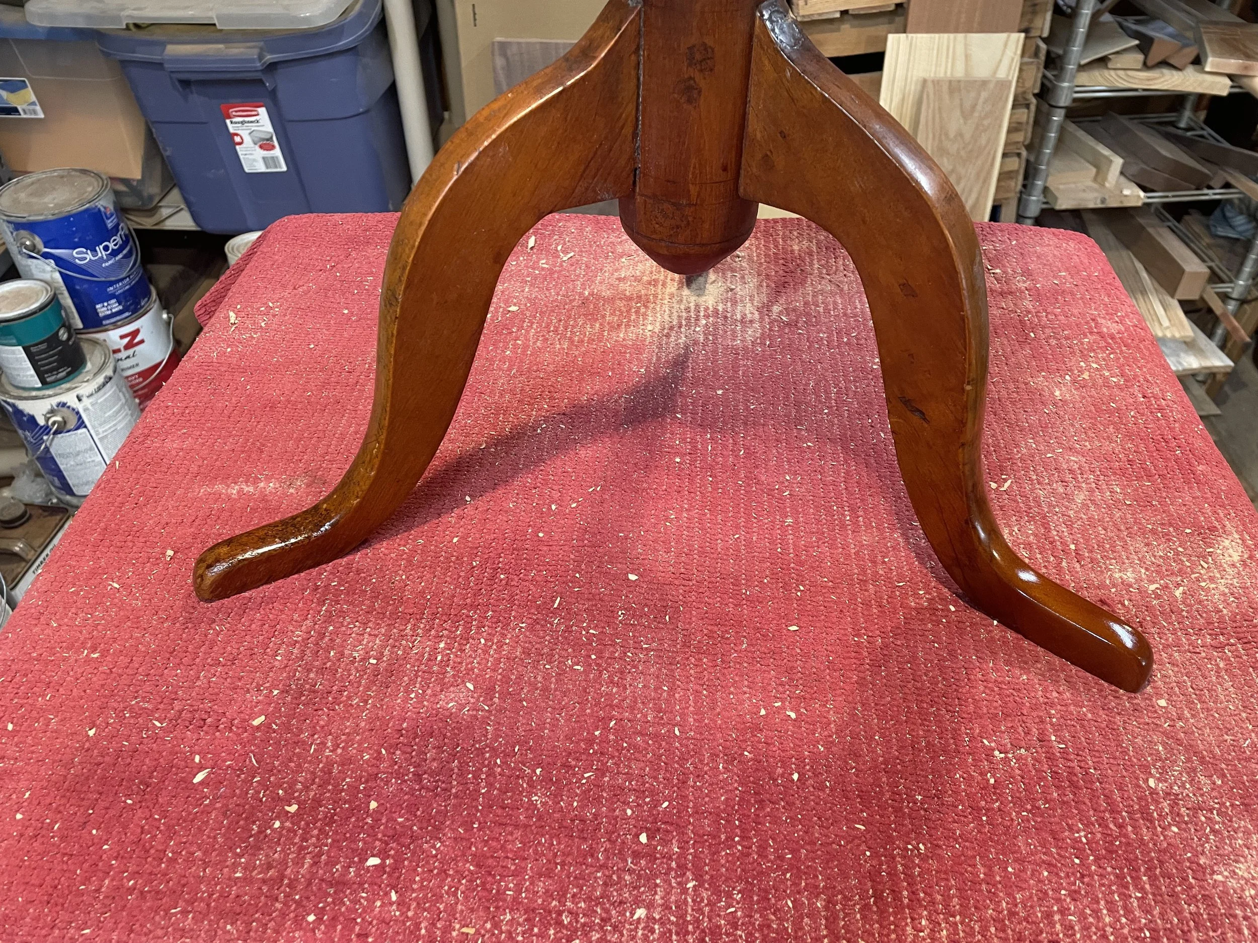 After a few coats of shellac and spray toners