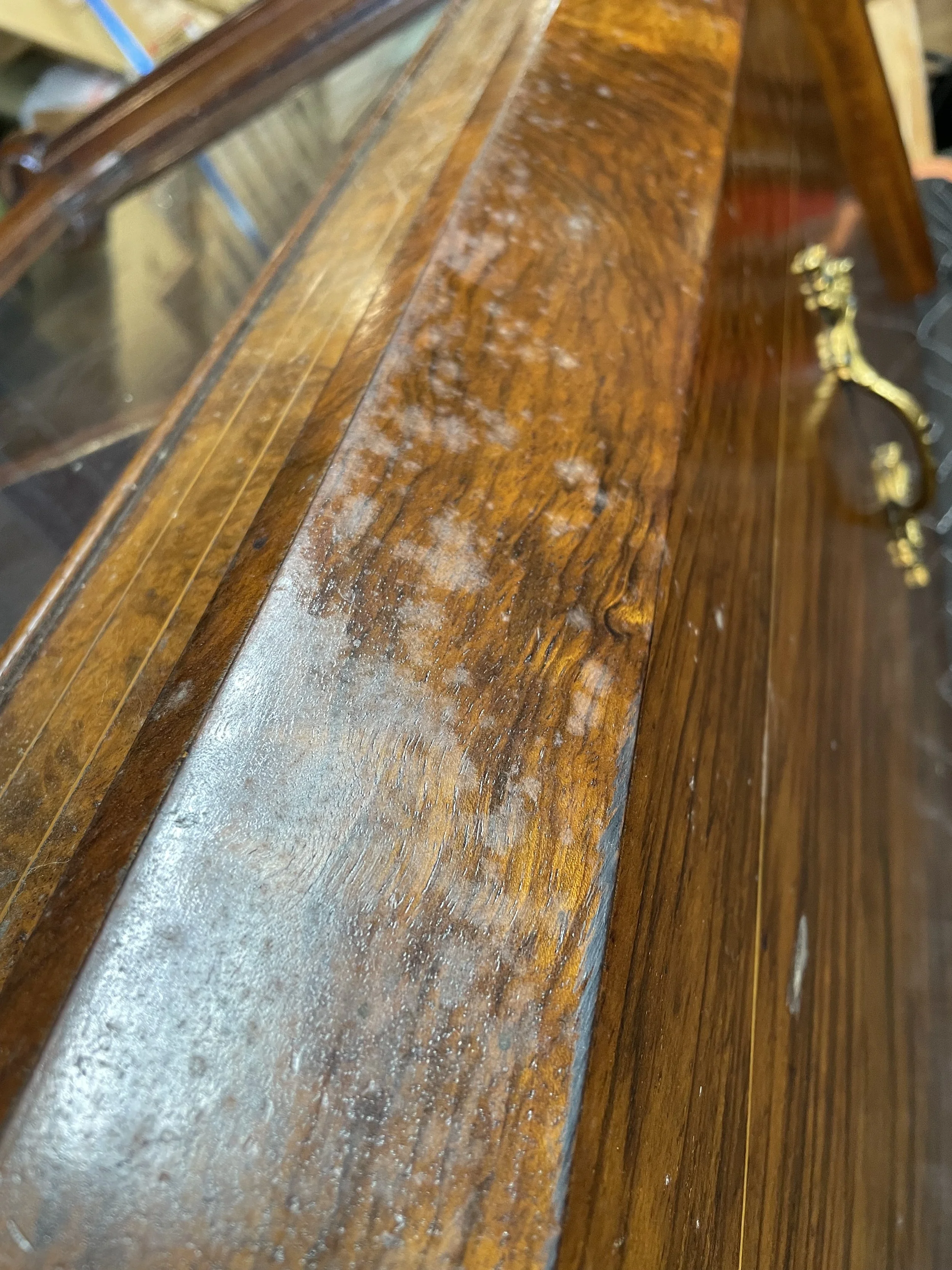 Finish was fading in some areas.