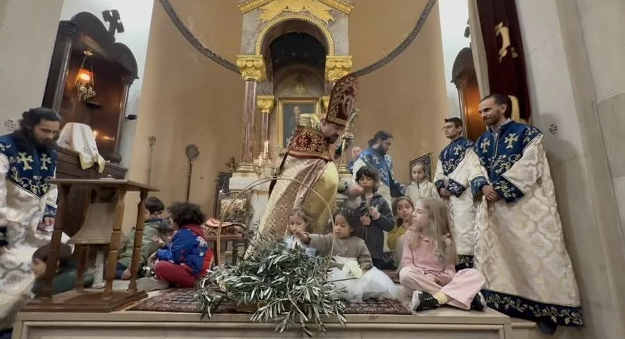 Palm Sunday Celebrated at St Sarkis Church, London with Blessing of Children and “Trnbatsek” Rite