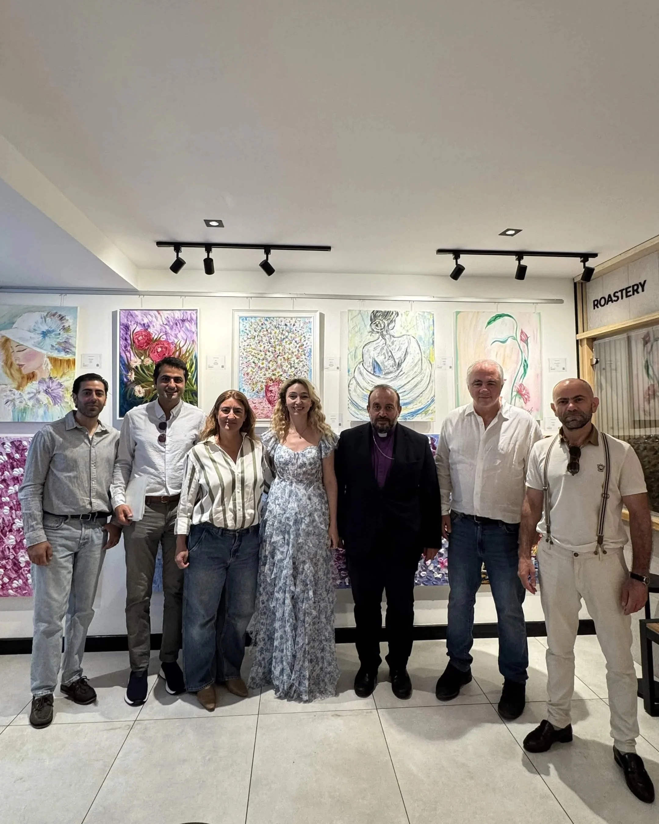 Bishop Hovakim Attends Opening of Narine Malkhasyan’s Exhibition