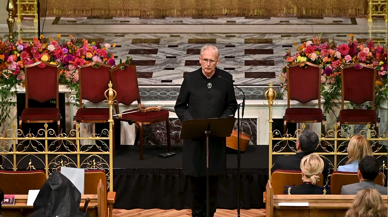 Message of Commendation from HM King Charles III, read by the Dean of Windsor