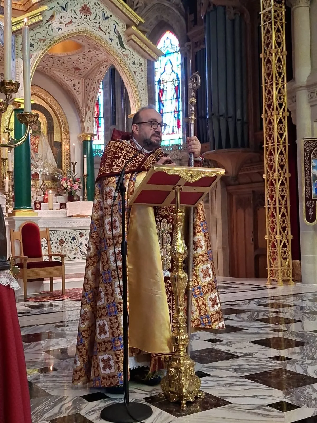 Bishop Hovakim Celebrates the Feast of the Discovery of the Holy Cross at St Yeghiche Church