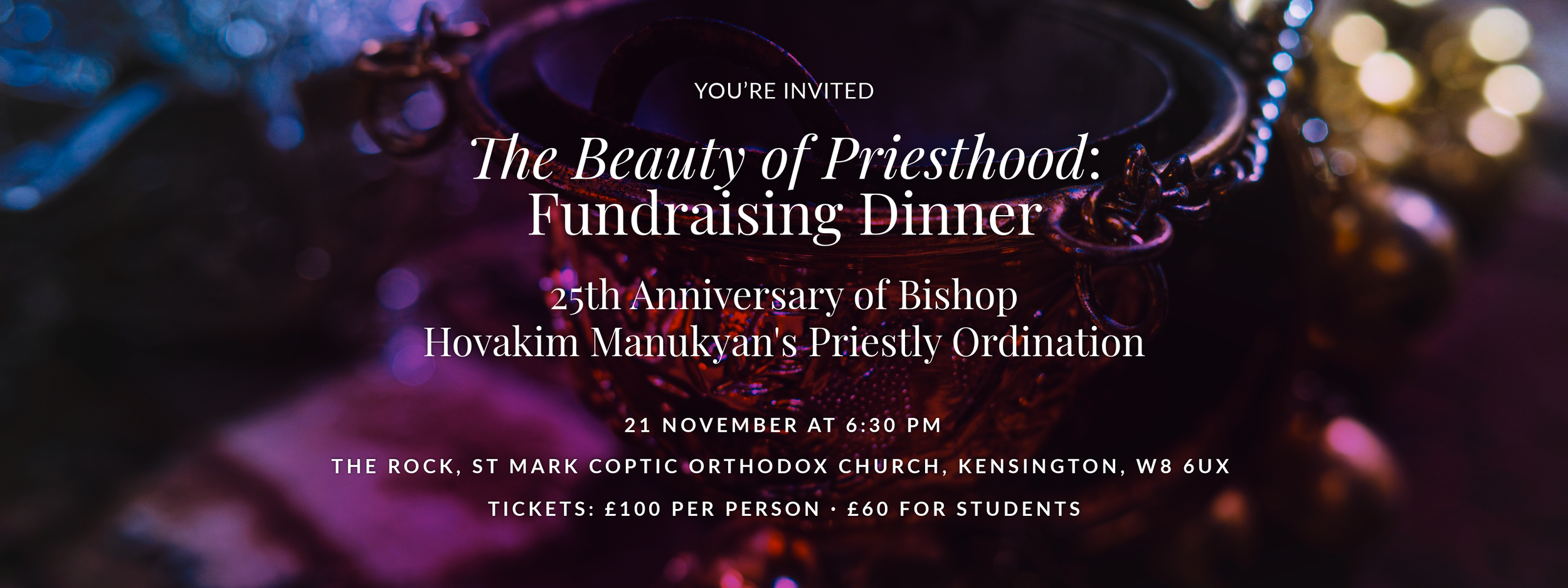 The Beauty of Priesthood: Fundraising Dinner