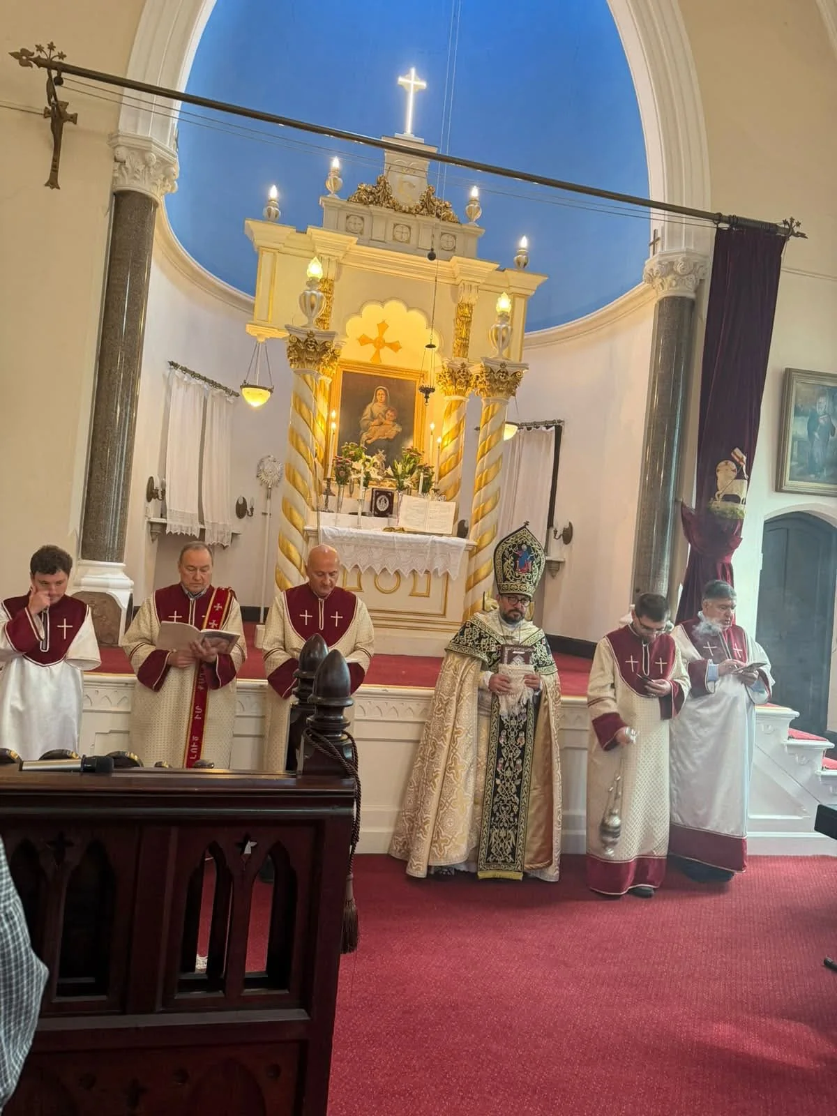 Bishop Hovakim Manukyan Celebrates the Divine Liturgy in Manchester