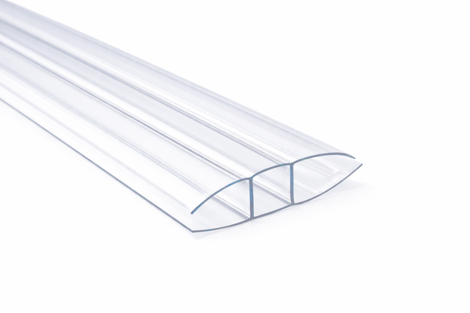 10mm Clear Polycarbonate H Section