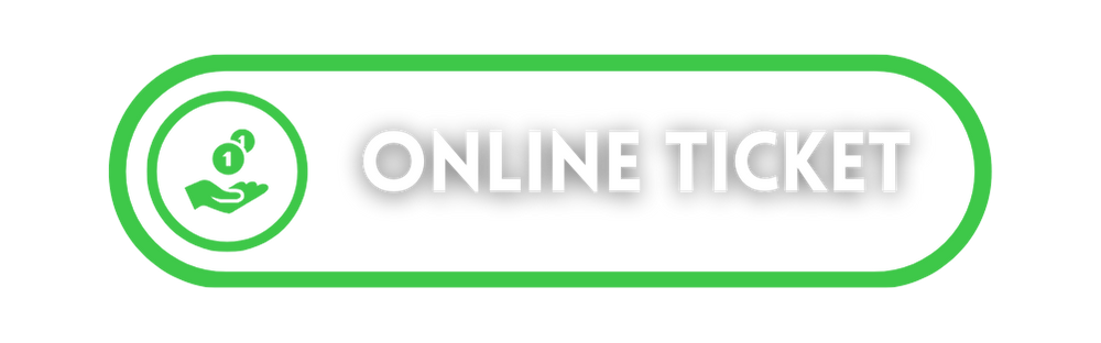 A green online ticket button with black and white text.