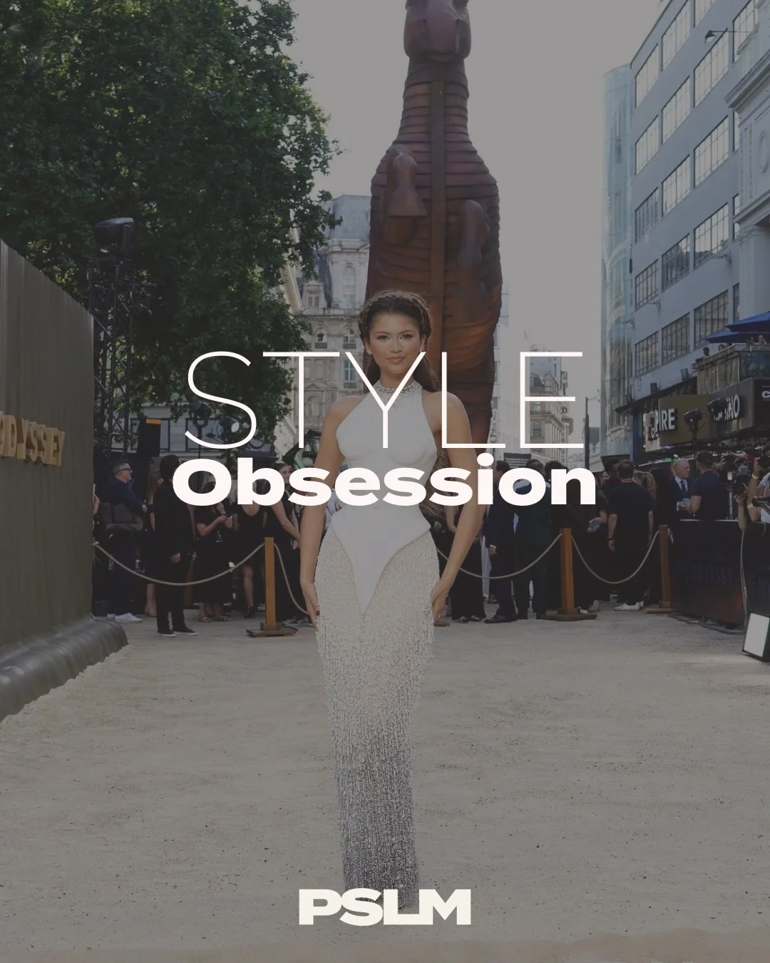 &hellip;now this is off the runway! 

@zendaya wearing @schiaparelli Couture 26 from the show today. the @luxurylaw styled the look for the London premiere of the Odyssey. Never misses! #PSLMStyleObsessed