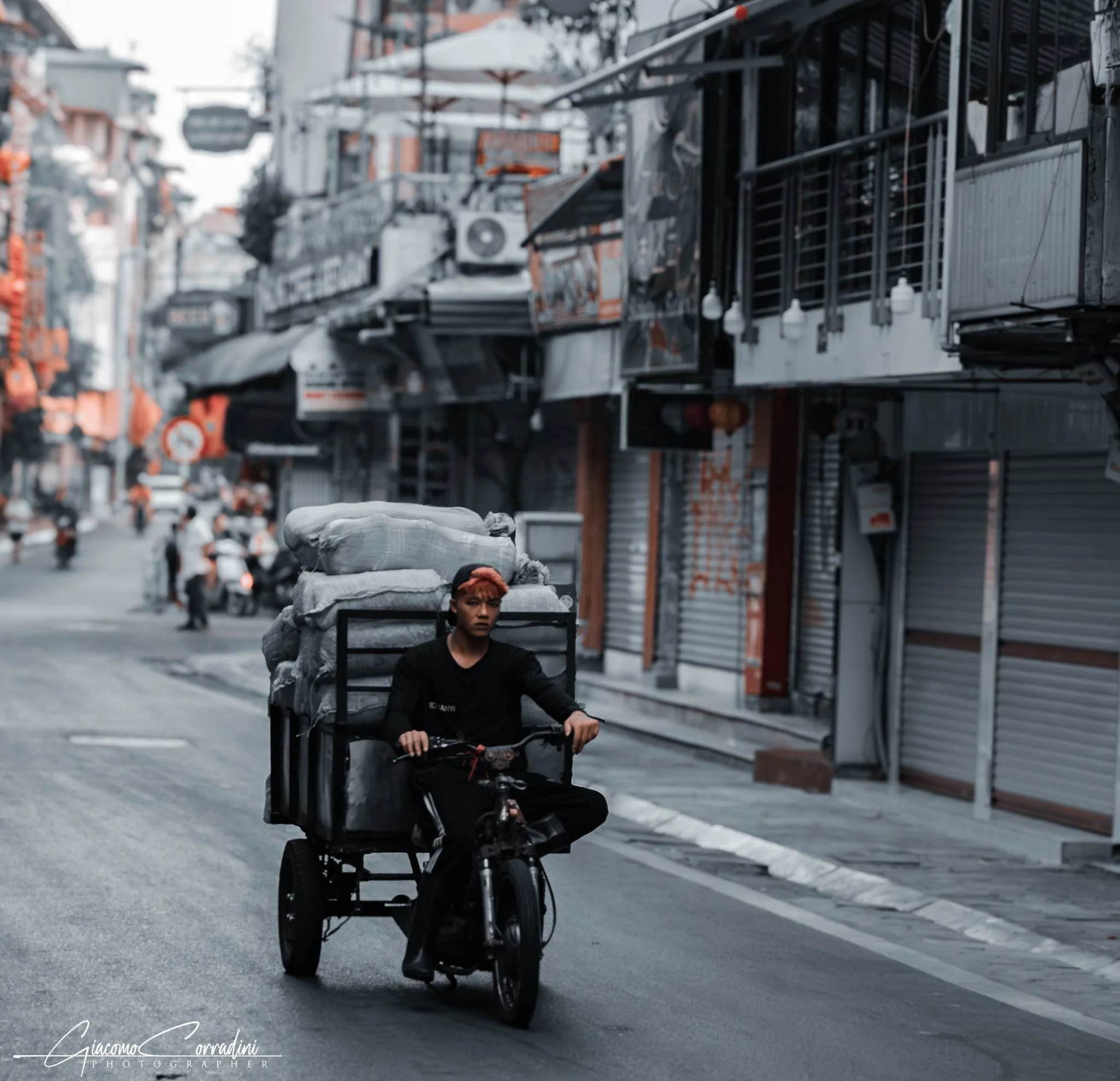 Risciò a pedali nel quartiere storico, Hanoi Vietnam Wild Travel Films