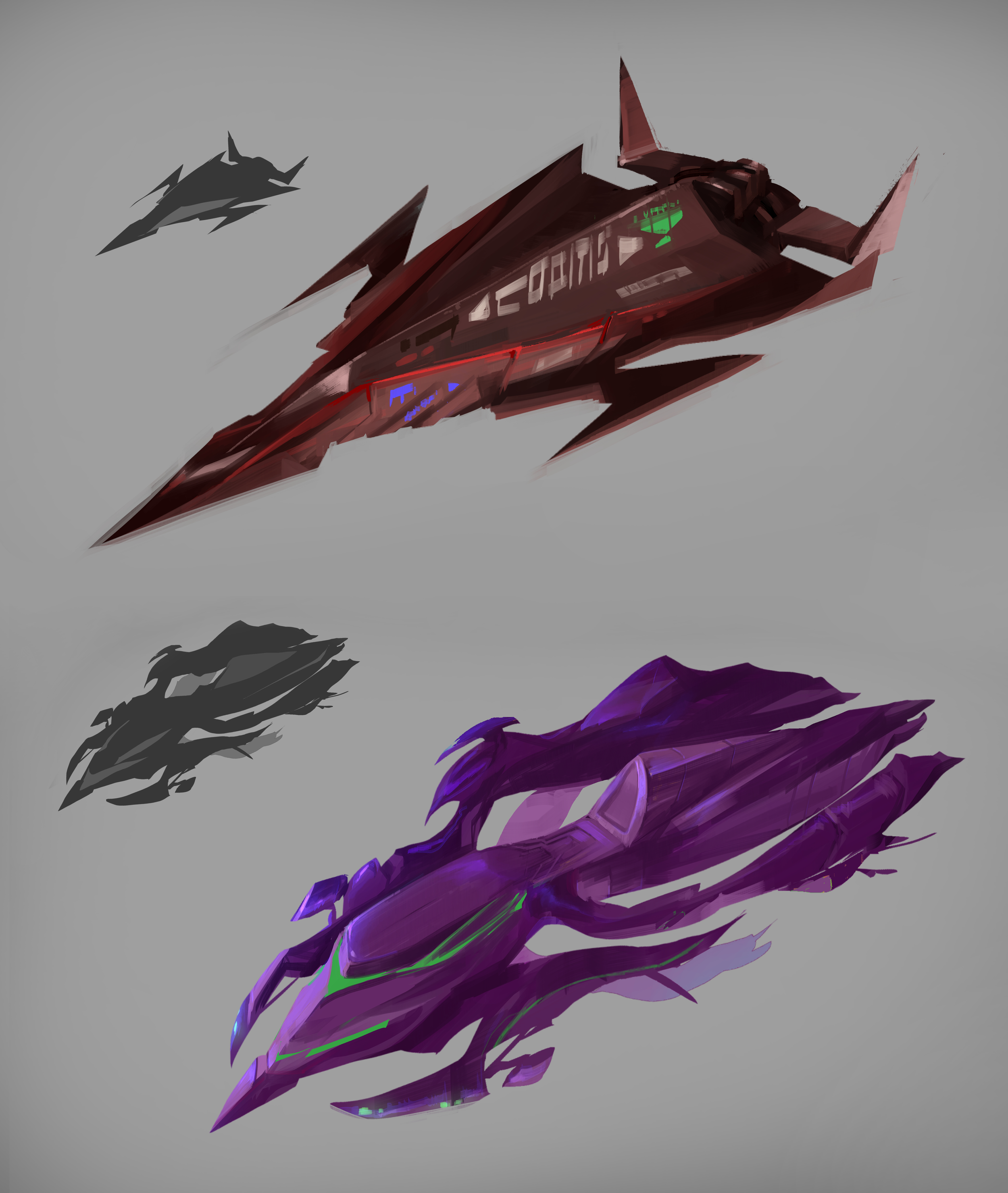 Prop Design - Space ships 1/2