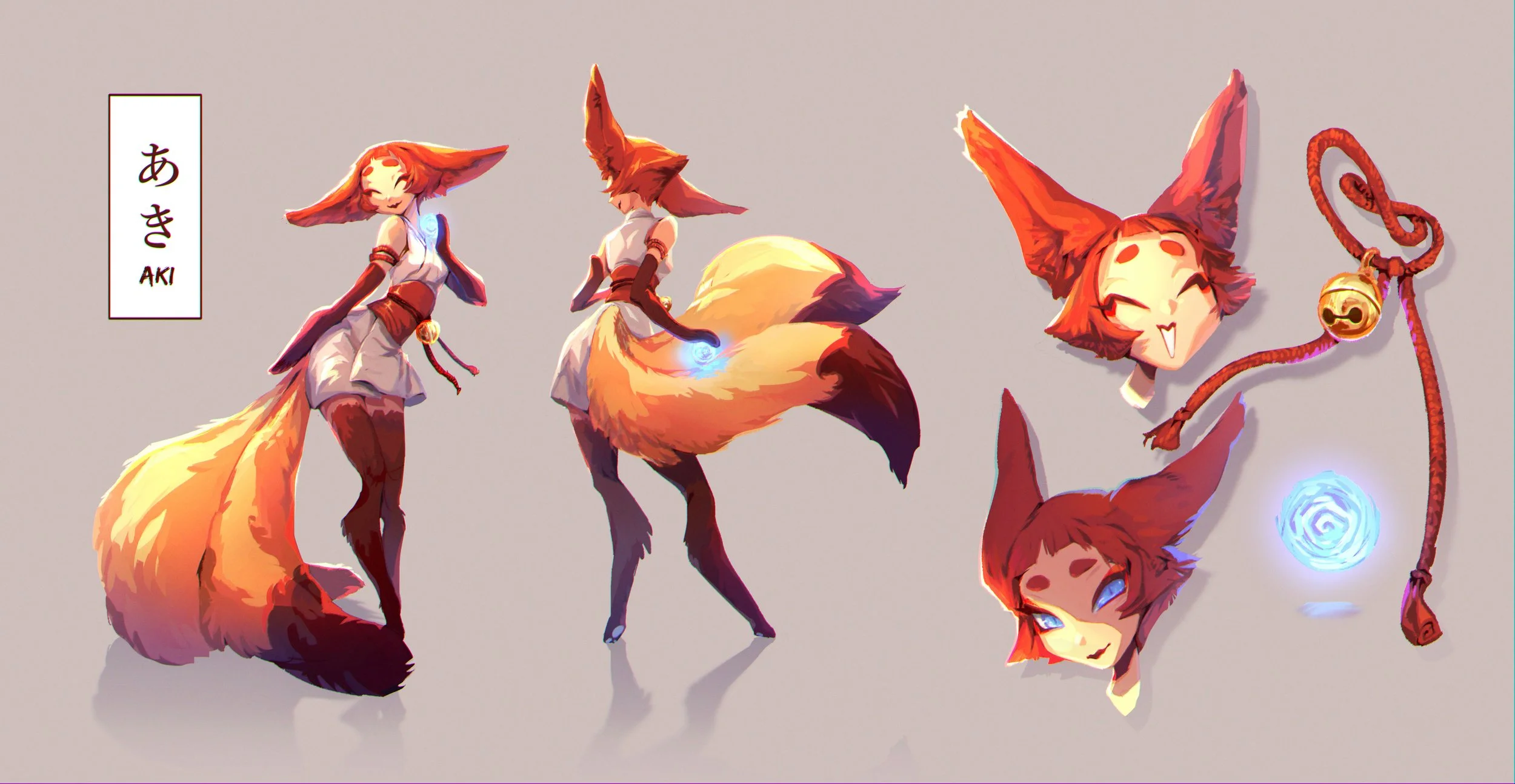 1/5 - Series of 5 character design sheets using varying artstyles