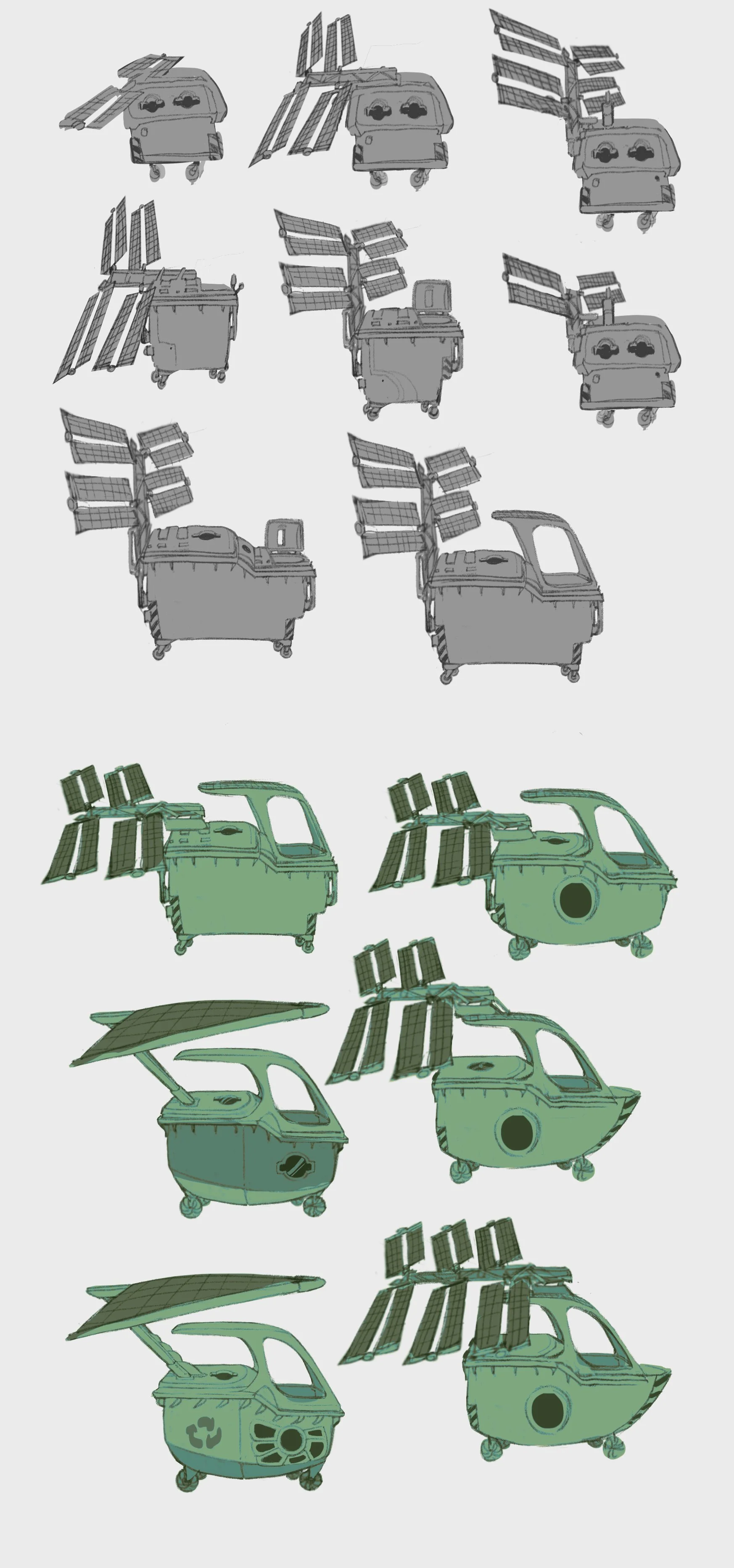 Prop Design - Brief: Flying Recycling Bin 1/2