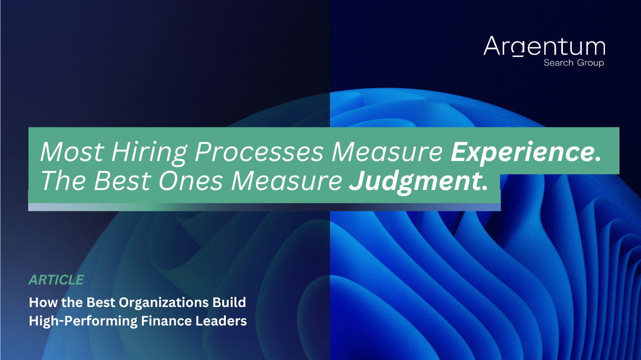 How the Best Organizations Build High-Performing Finance Leaders