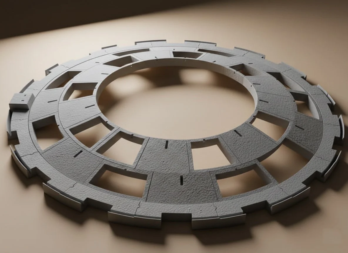 Modular dome. fast dome construction, fast dome erection. composite material dome.