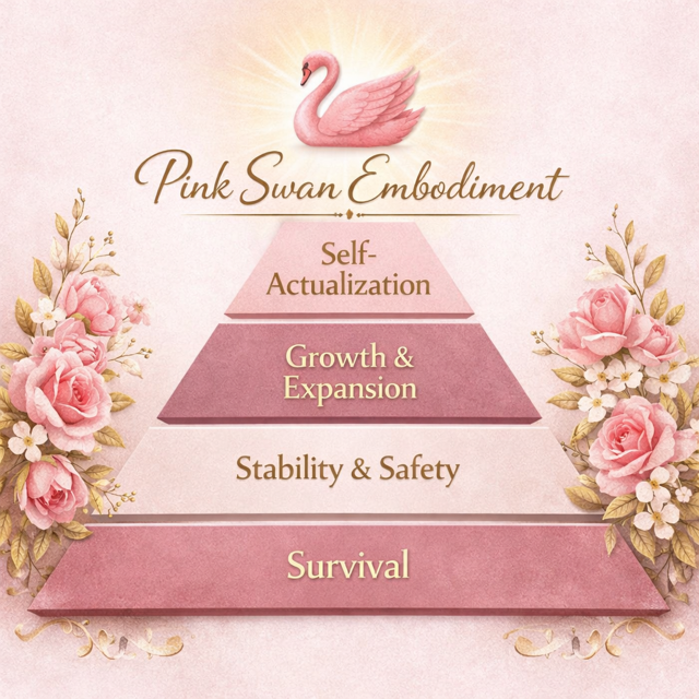 Pink Swan Embodiment: The Journey From Survival to Self Actualization 
