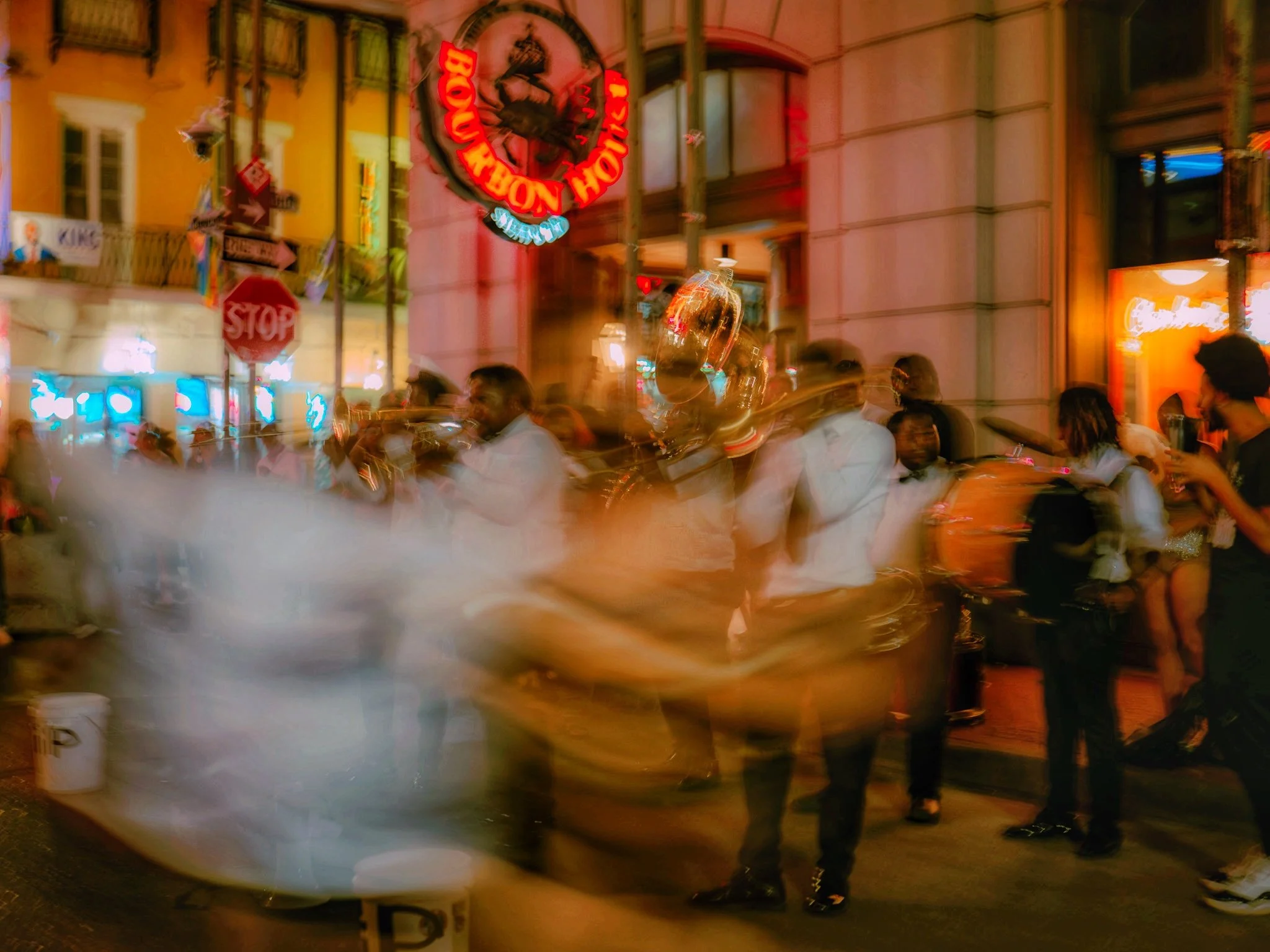 Brass Band on Bourbon, French Quarter
