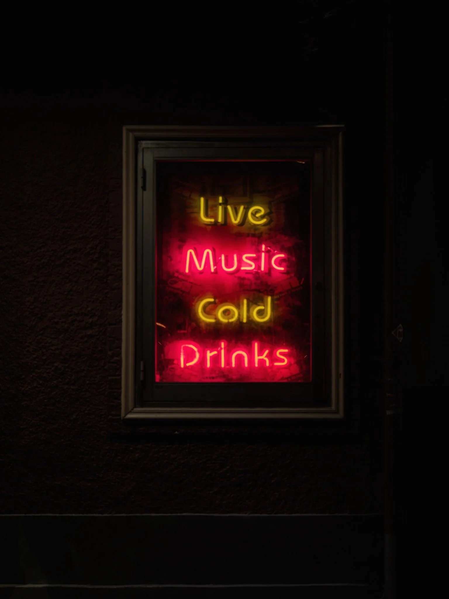 Live Music Cold Drinks Neon on Frenchmen, French Quarter