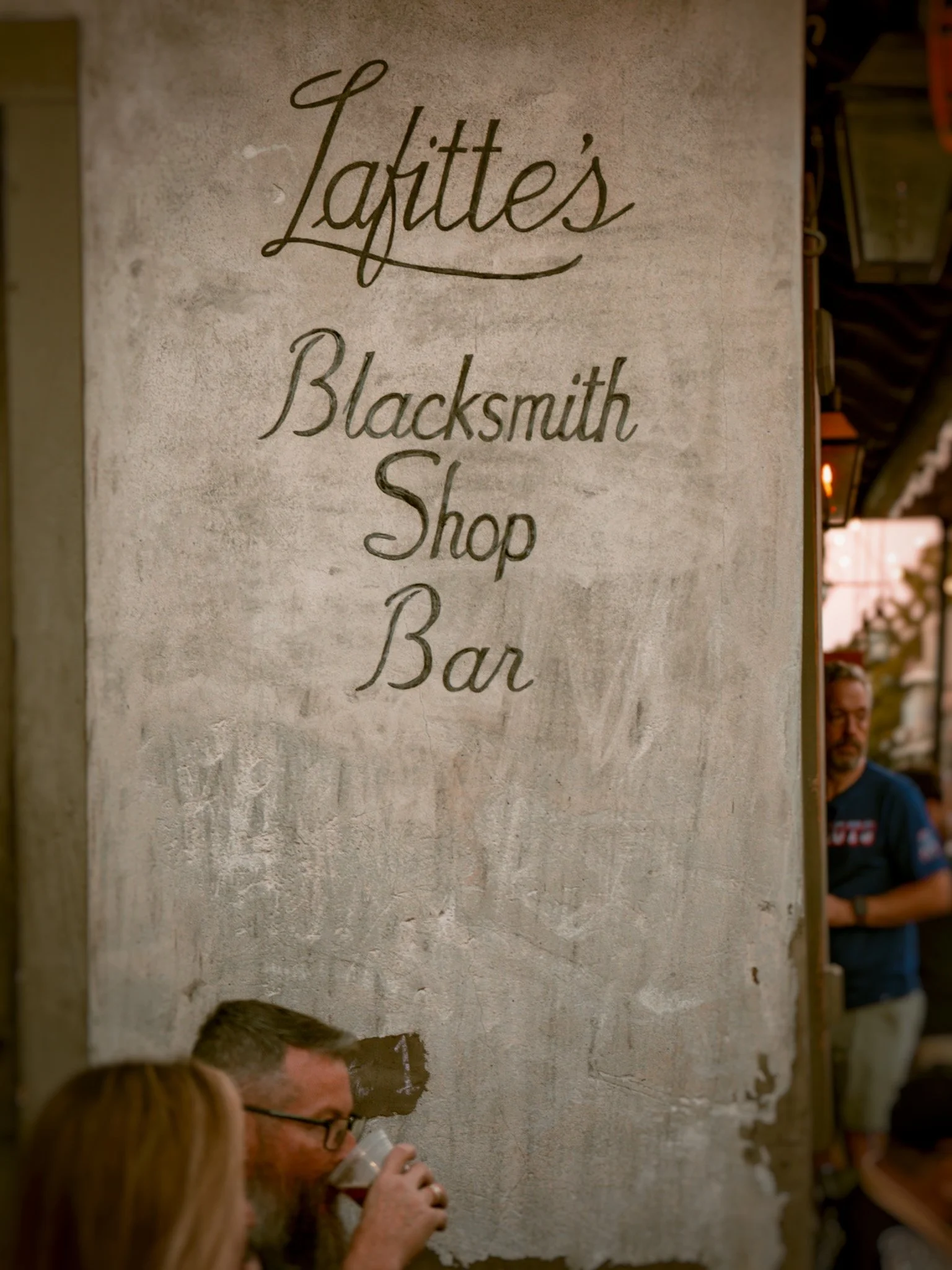 Lafitte's Blacksmith Bar Sign, French Quarter