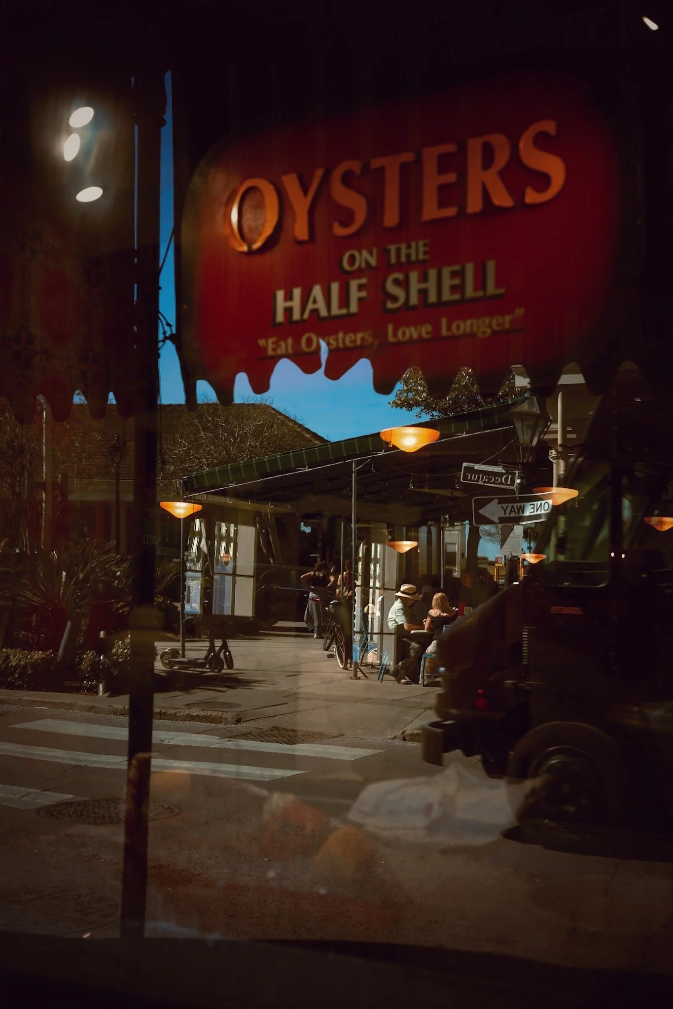 Oysters On the Half Shell Reflection, French Quarter
