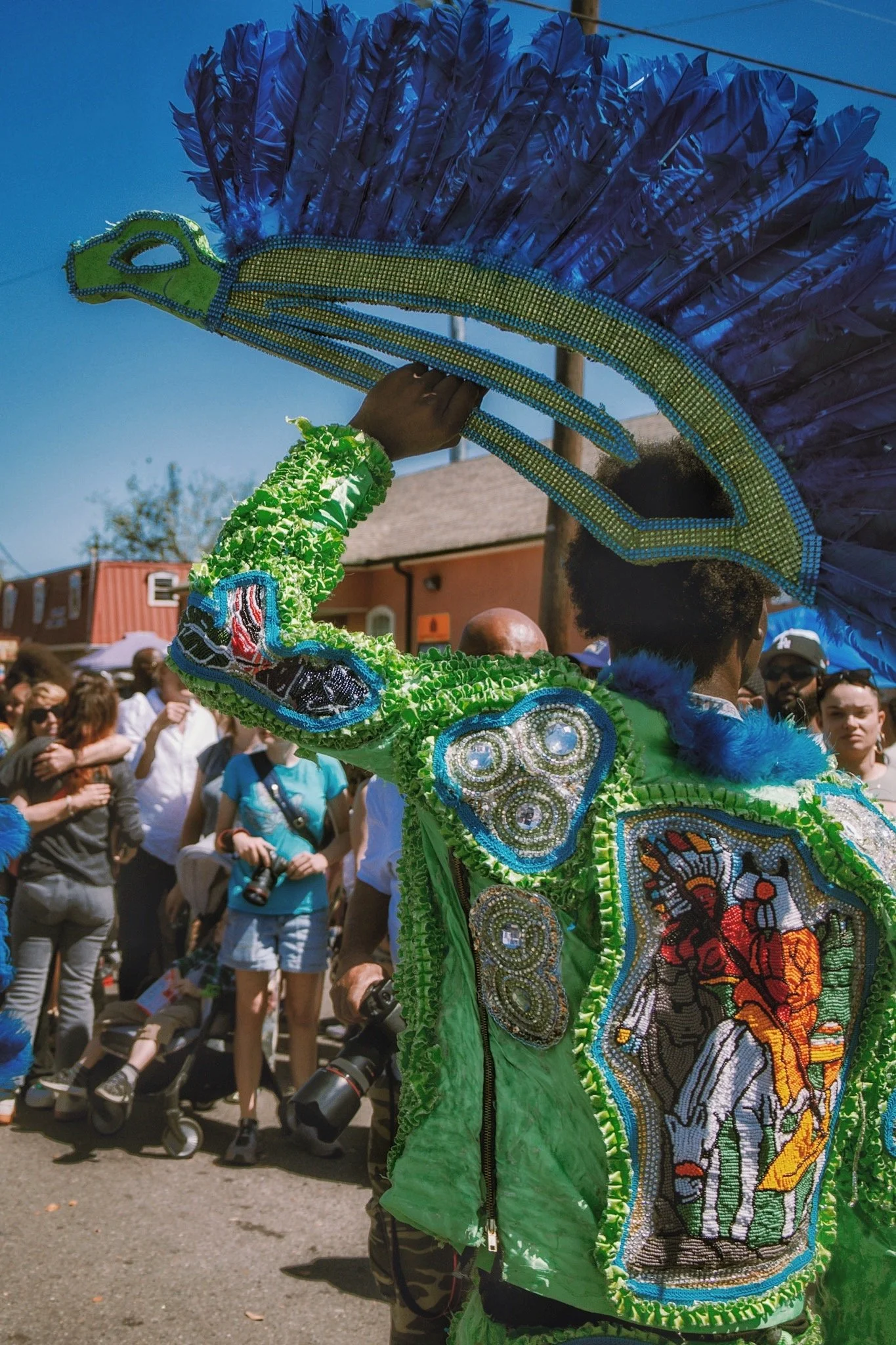 Mardi Gras Indians Super Saturday 2025, New Orleans