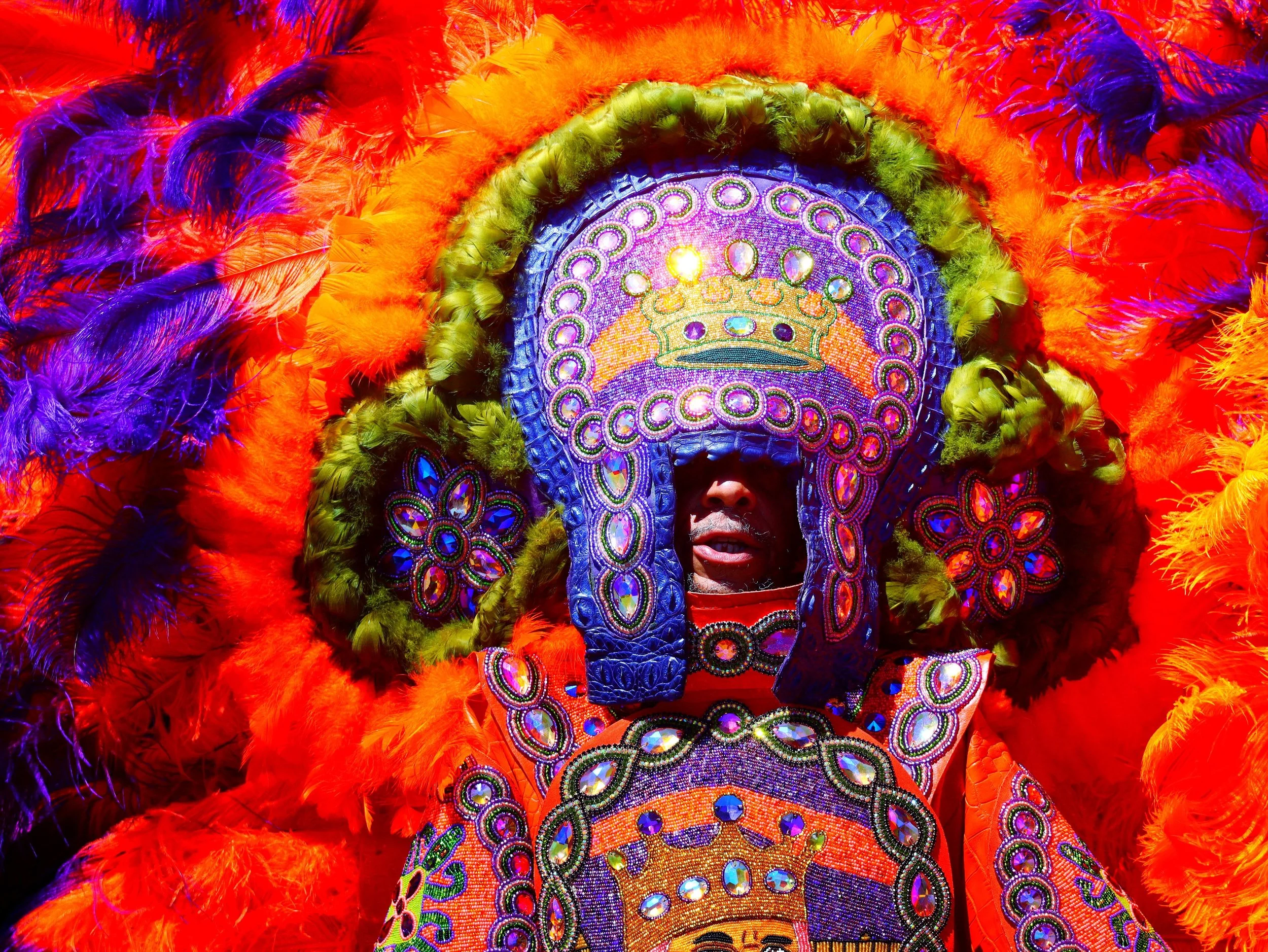 Mardi Gras Indian Parade 2021, New Orleans