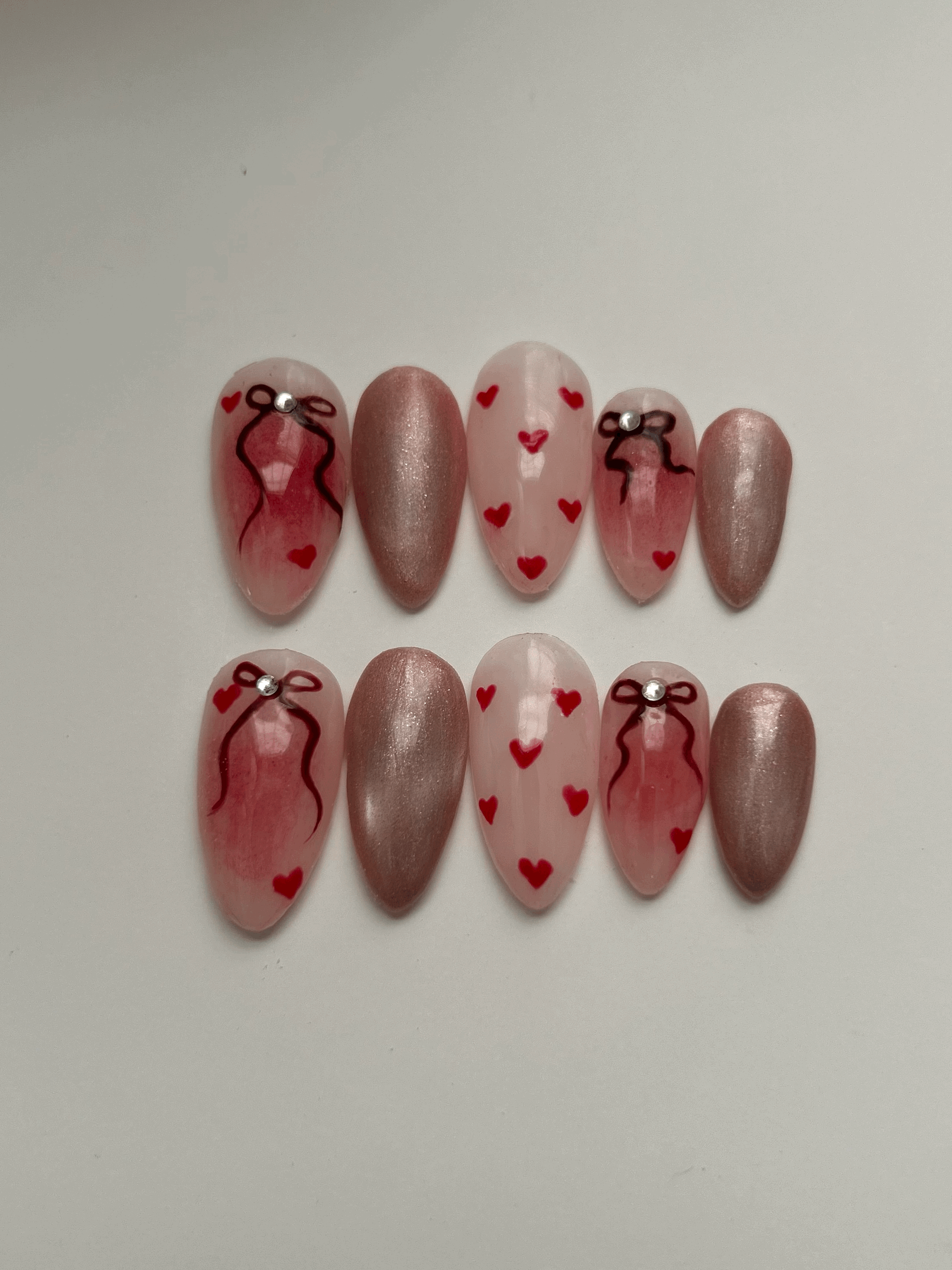 COQUETTE CATEYE HEART SET