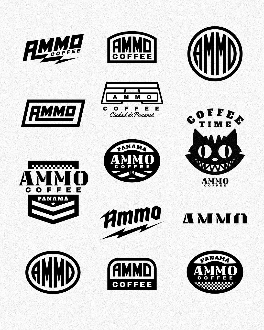 Para la marca AMMO creamos gr&aacute;ficas potentes y vers&aacute;tiles, pensando en distintas aplicaciones.

@ammo.coffee 

#dise&ntilde;ogr&aacute;fico #tipografia #panamacoffee #branding #graphicdesign #surf #skate #coffee #cafepanama #panamacoffe
