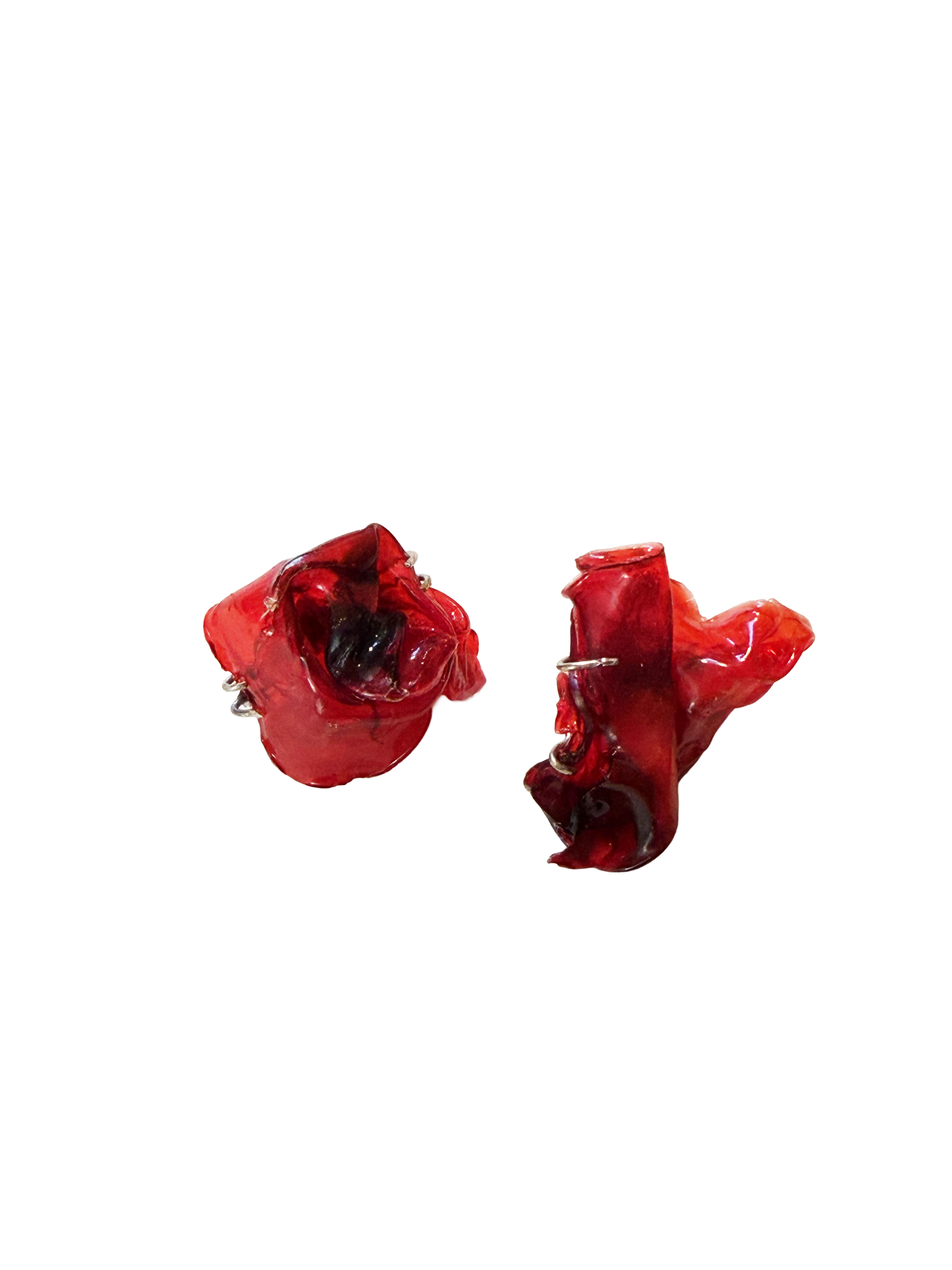 Rose Biomaterial Stud Earrings
