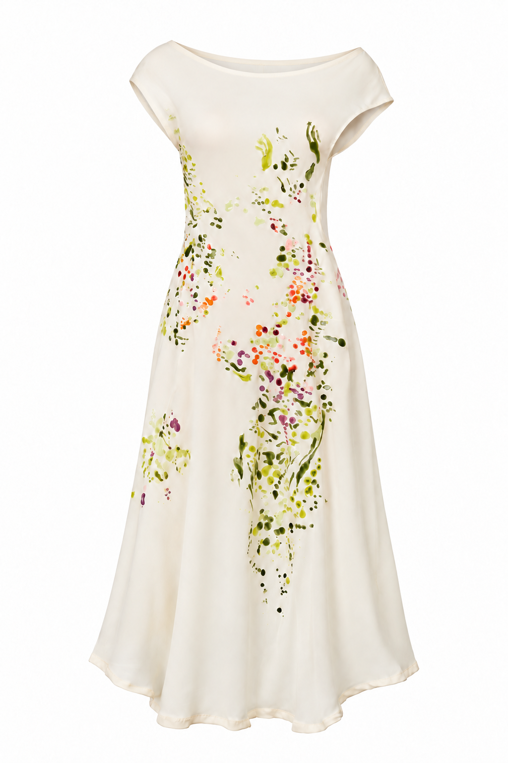 Elegant ivory dress with bateau neckline.png