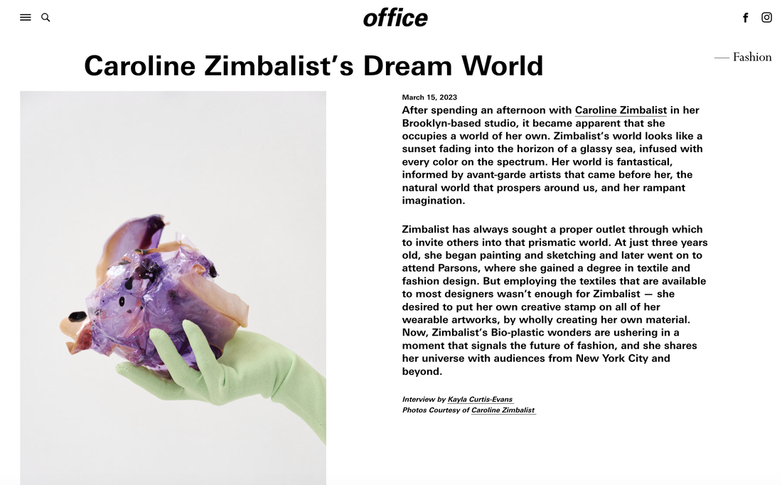 Caroline Zimbalist's Dream World