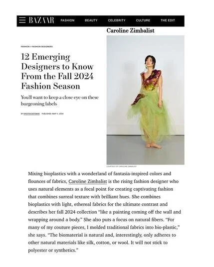 !2 Emerging Designers Harpers Bazaar