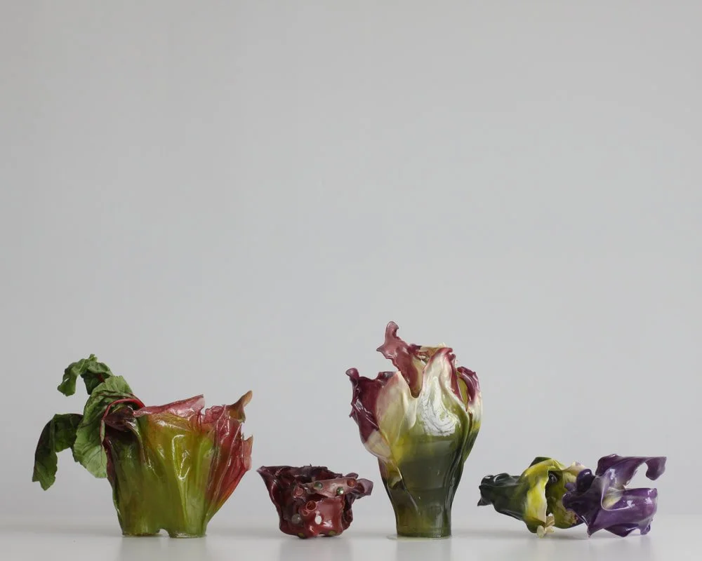 Group Shot Biomaterial Sculptures- Carolyne Loree Teston