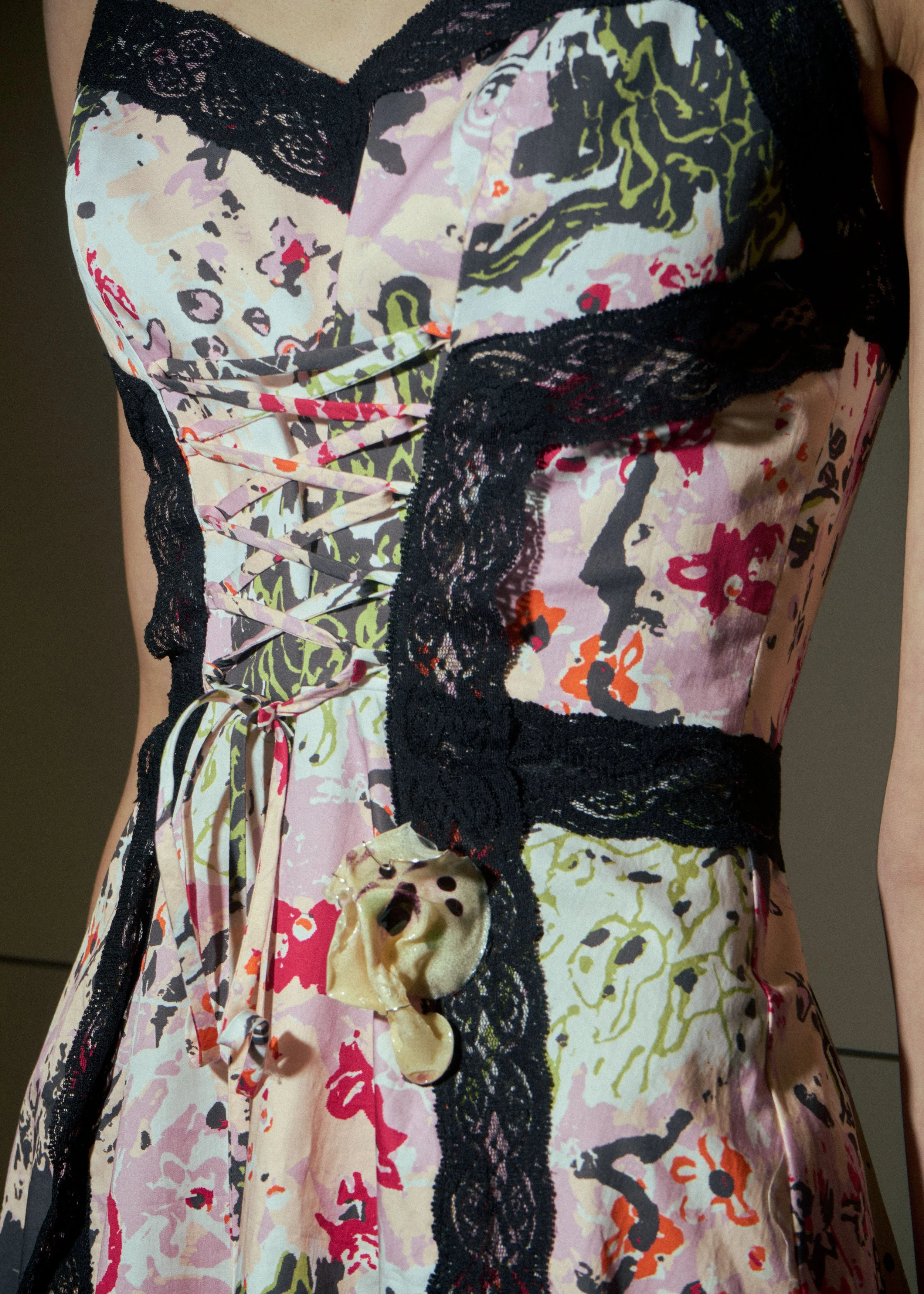 Speckled Orchid Brooch