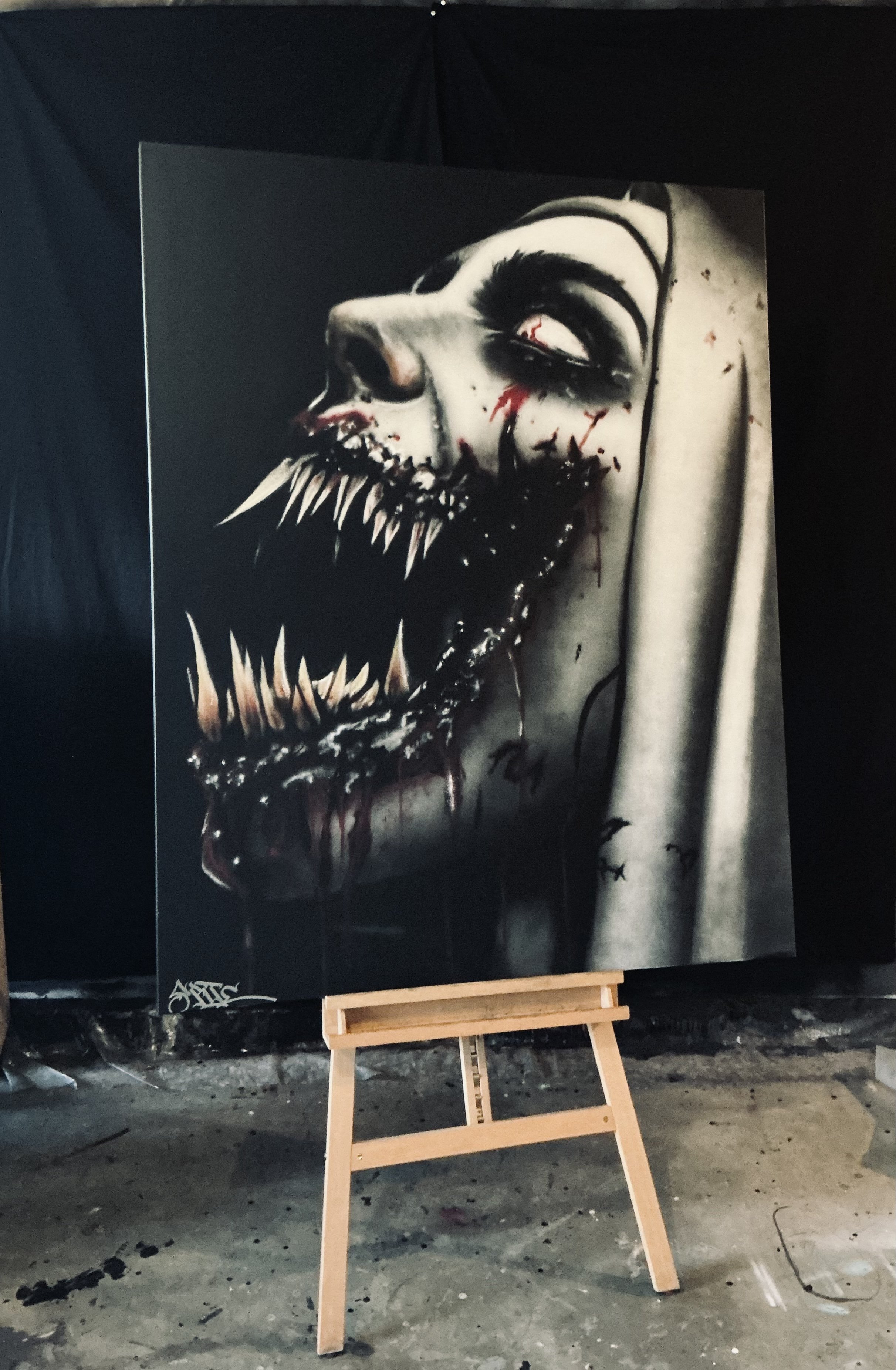 Wicked Ways  |  48"x60” Canvas  |  $1200