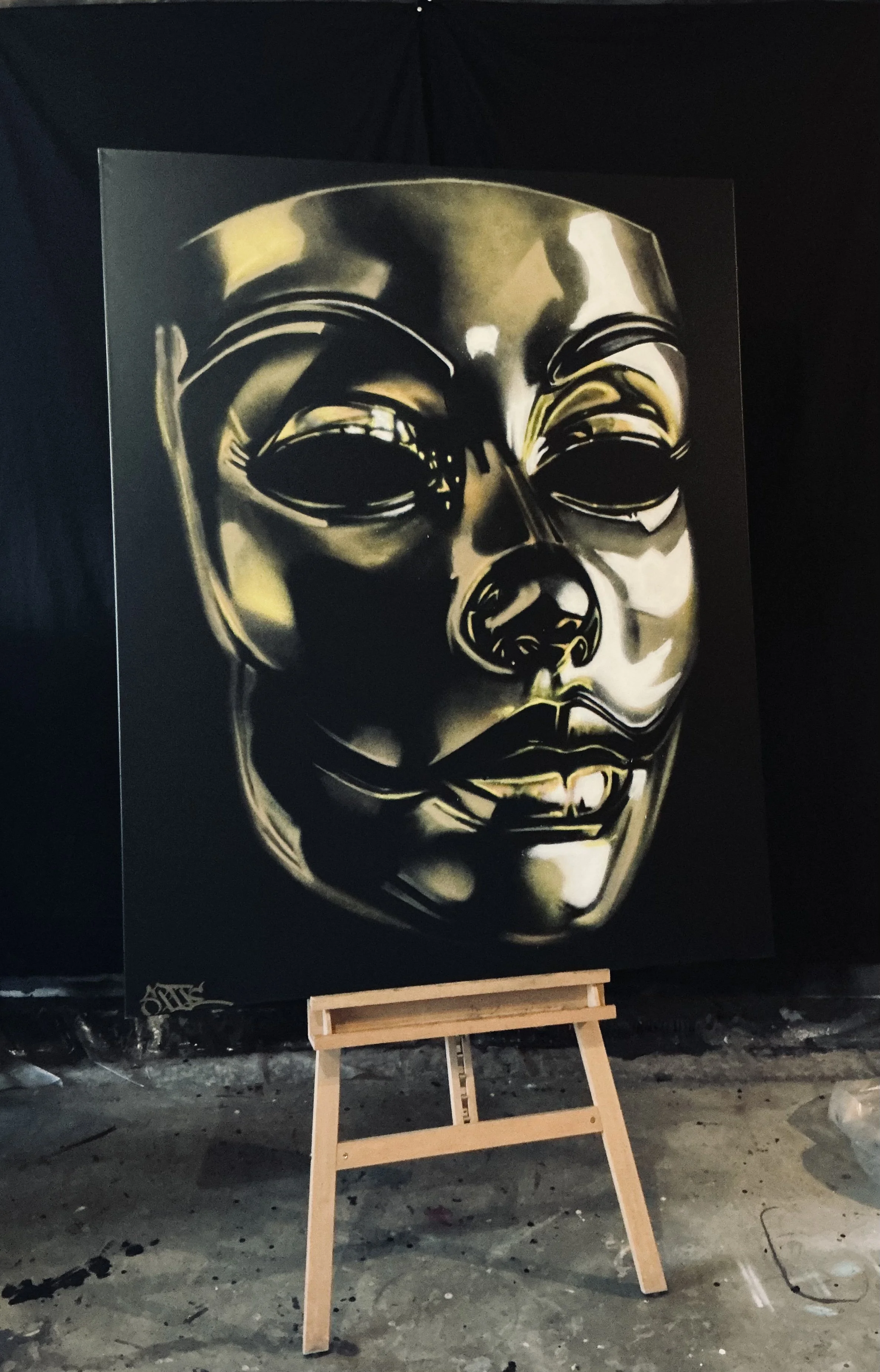 Stay Gold  |  48"x60” Canvas  |  $1300