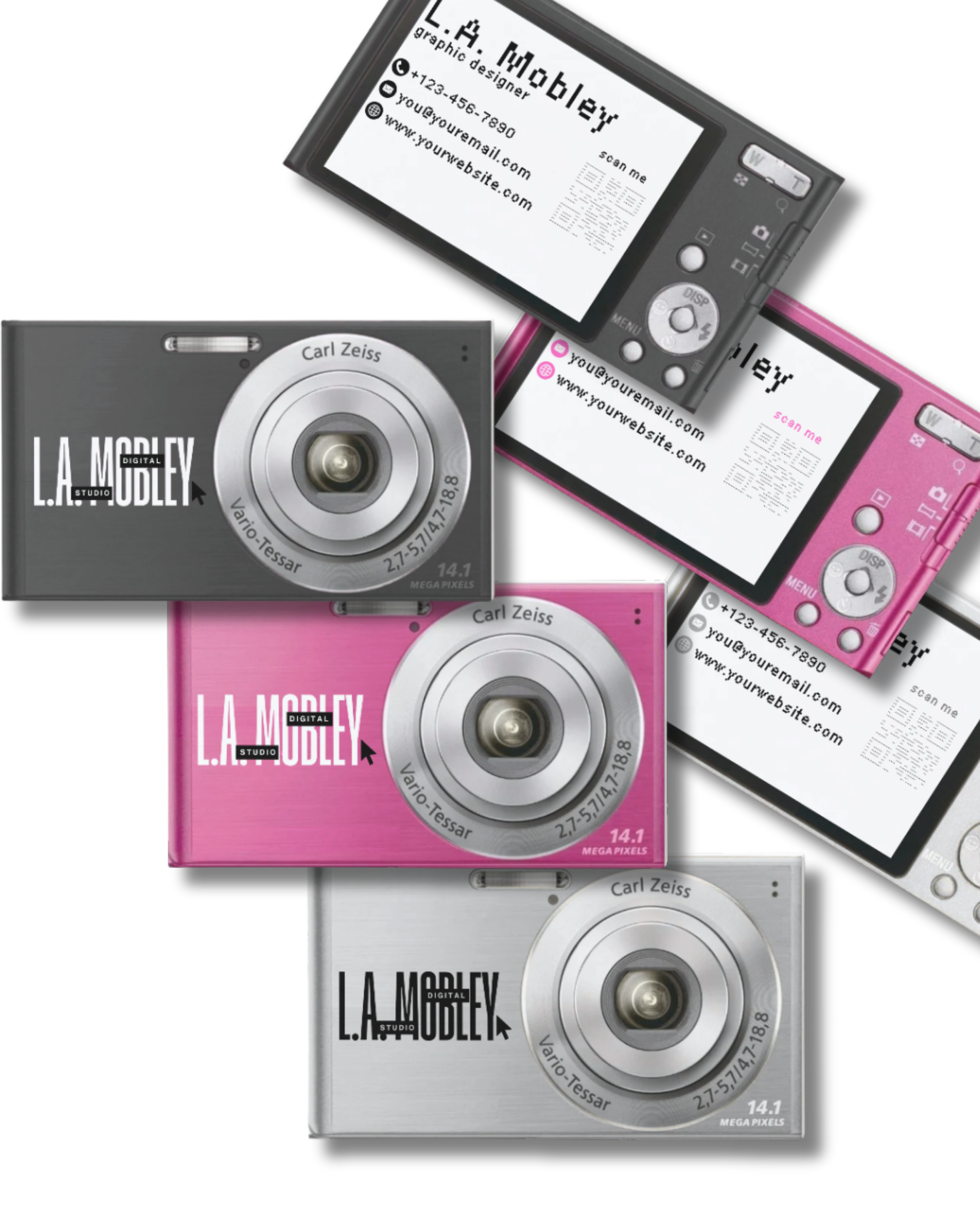 Digital Camera-Inspired Business Card (Fully Custom Design)