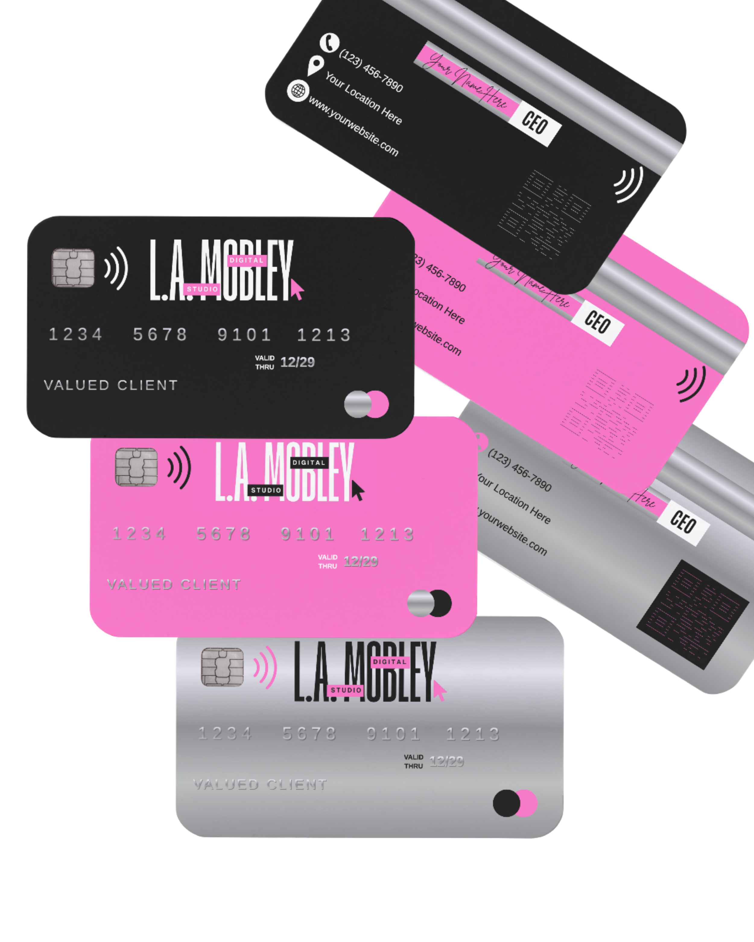 Credit Card-Inspired Business Card (Fully Custom Design)